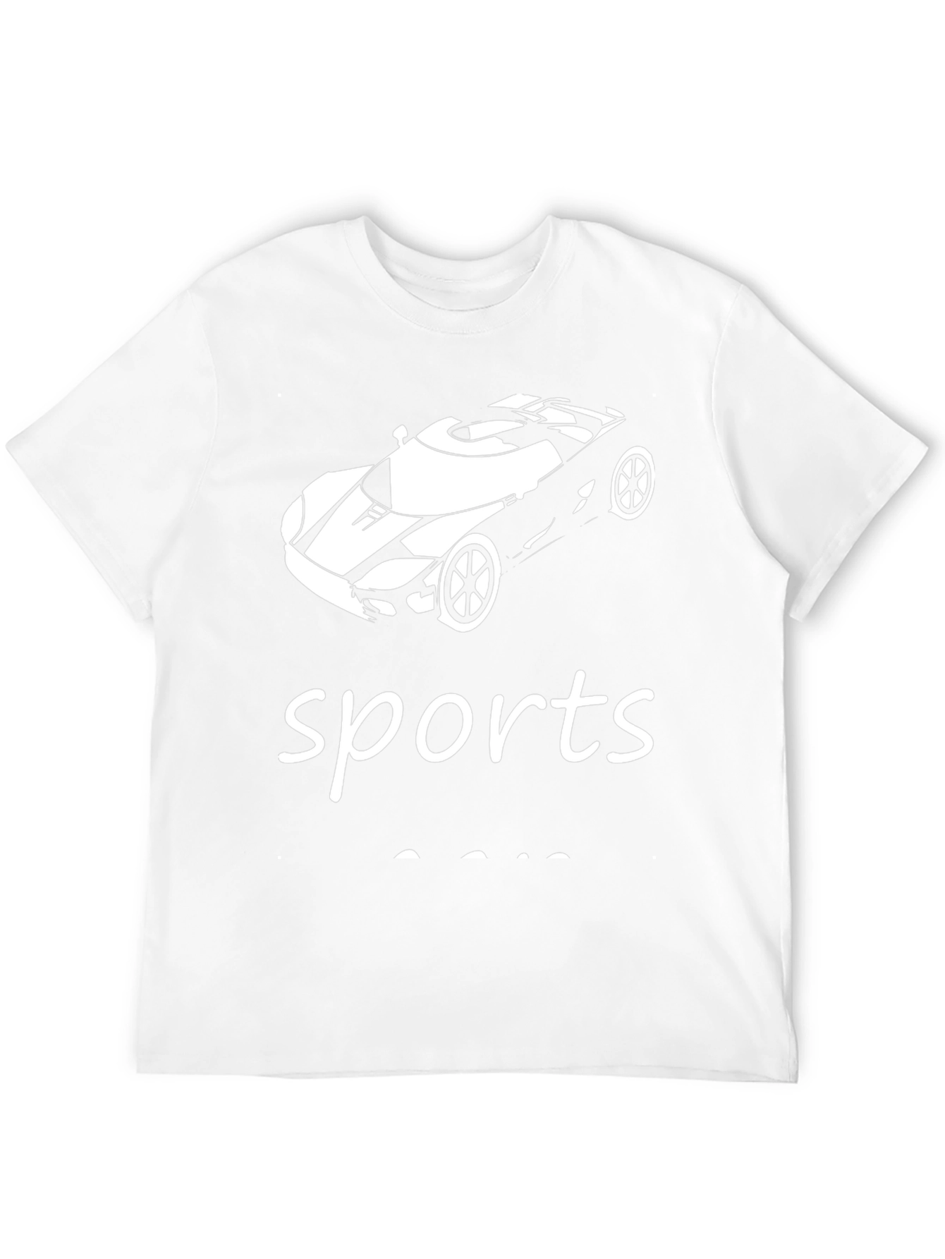 Sports Car T-Shirt - Black Graphic Tee