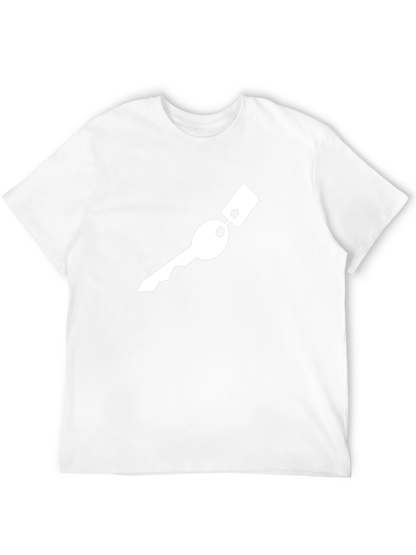Key Graphic Tee - Black Cotton T-Shirt