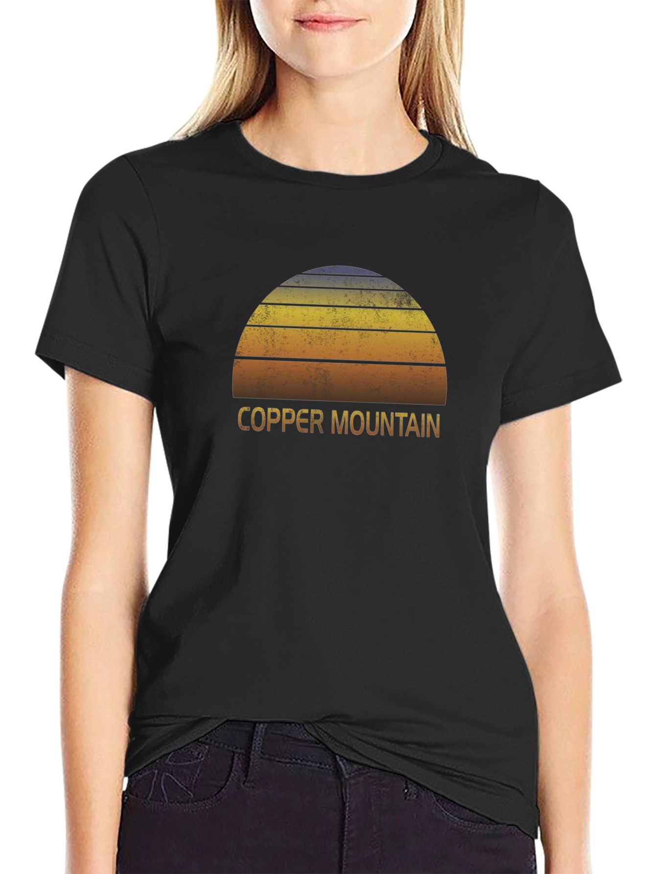 Copper Mountain Retro Sunset Graphic Tee
