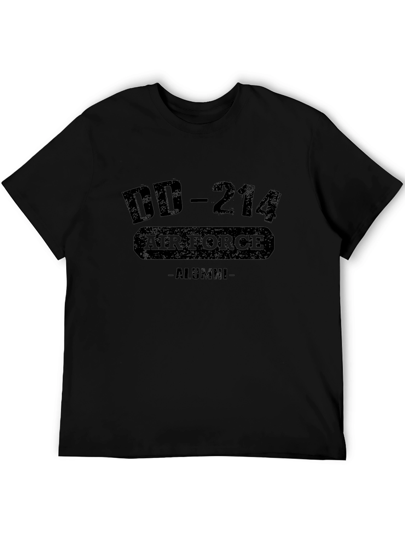 Air Force Alumni T-Shirt DD-214 Black Tee