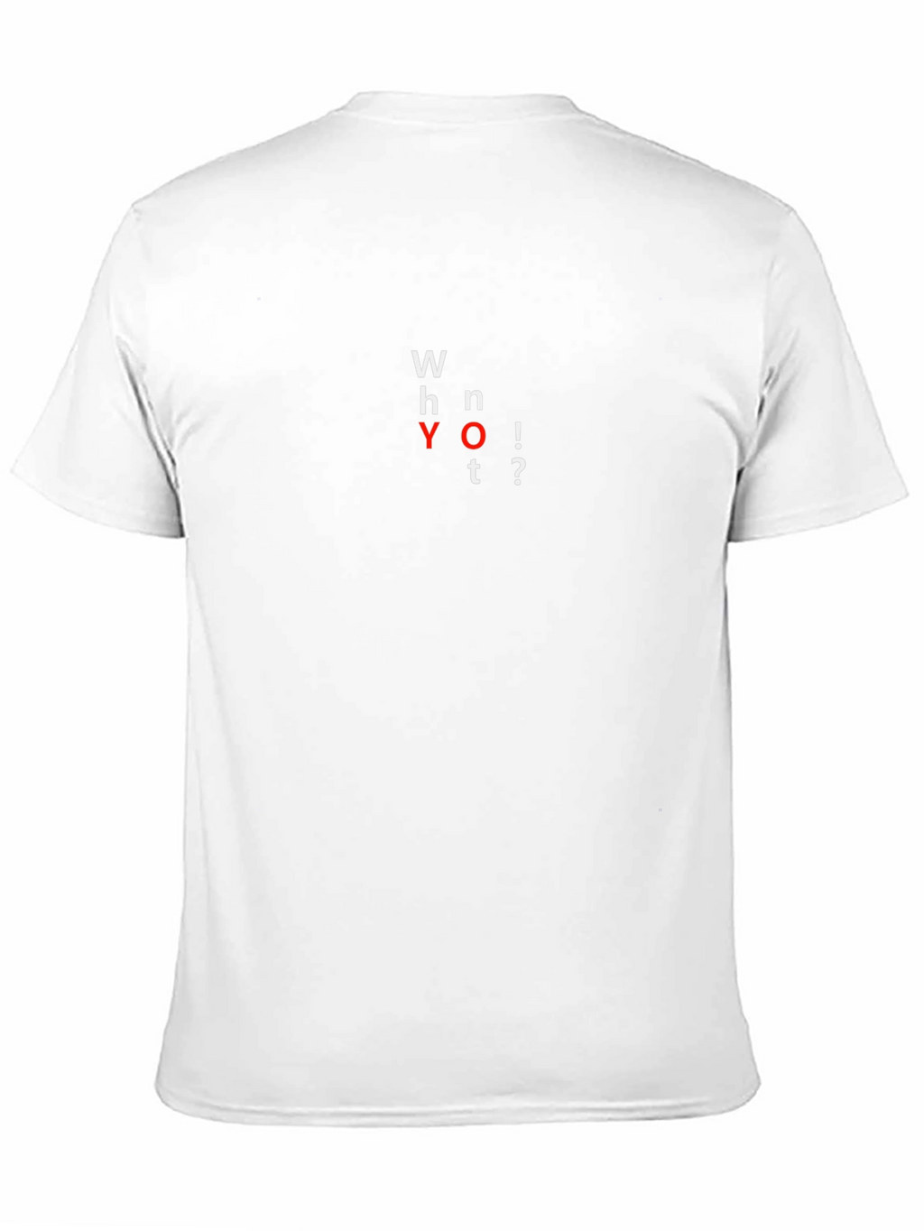 Why Not? Black Graphic Tee - Mens Casual T-Shirt