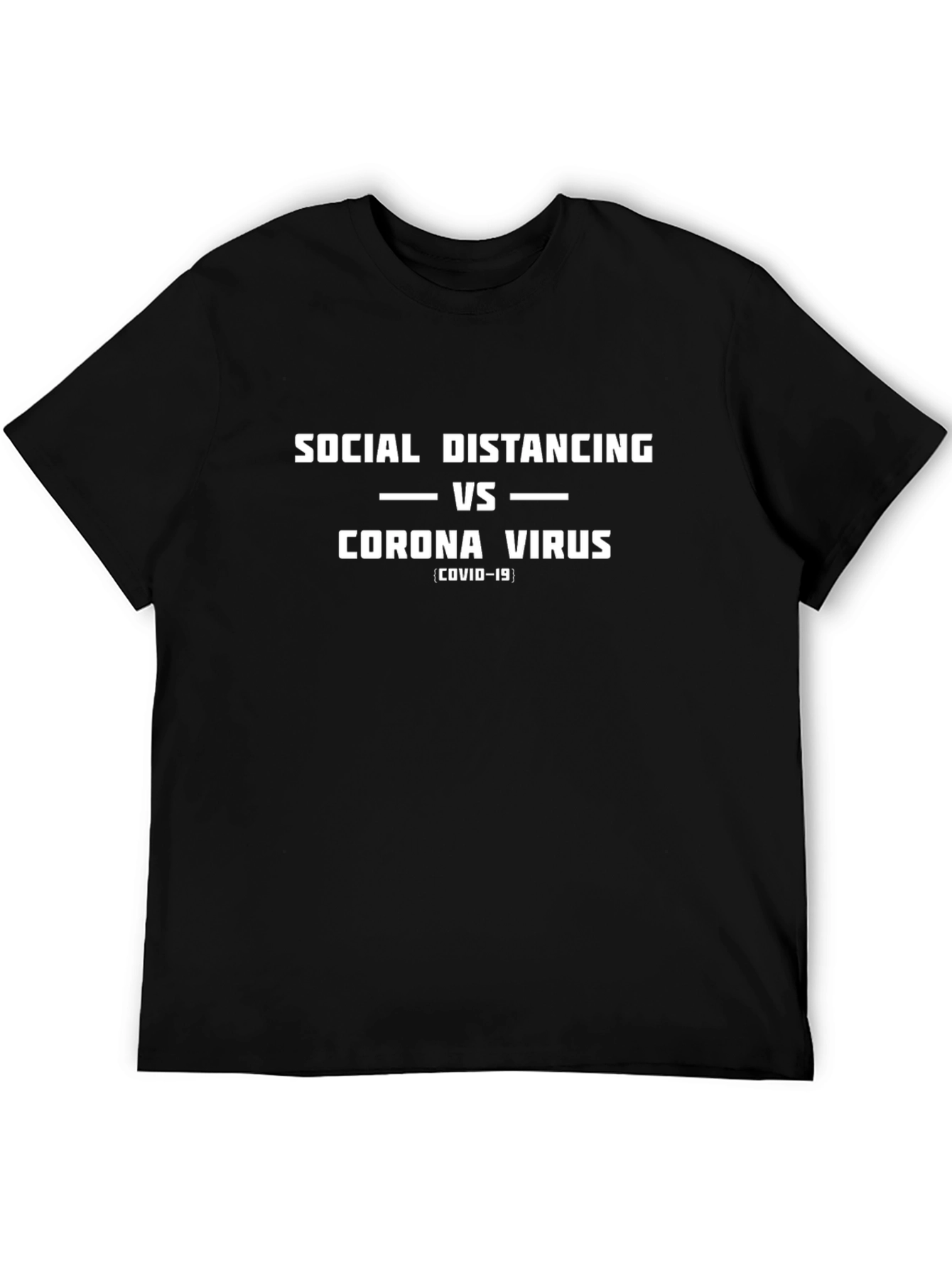 Social Distancing vs. Corona Virus T-Shirt