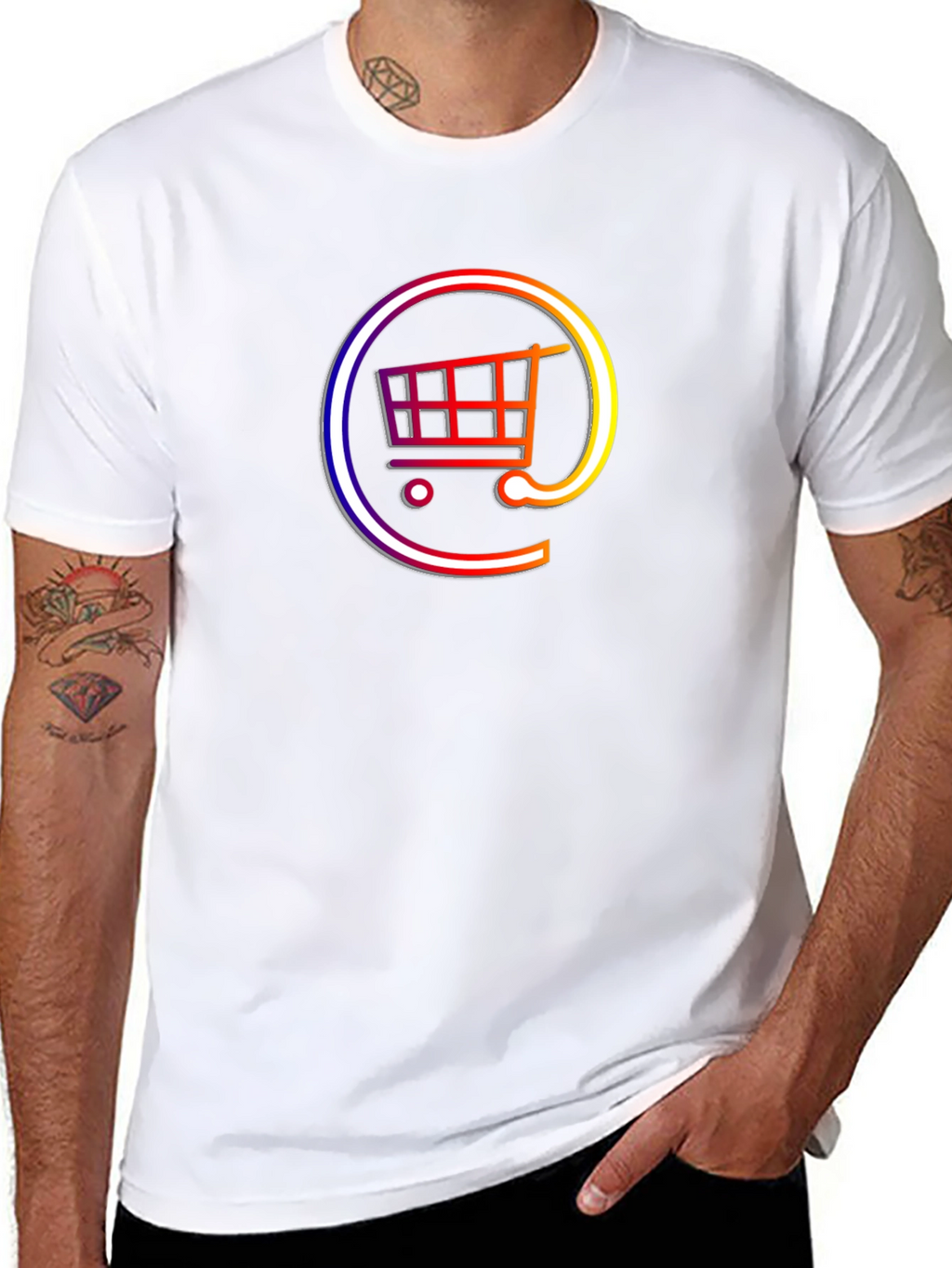 Shopping Cart Graphic T-Shirt