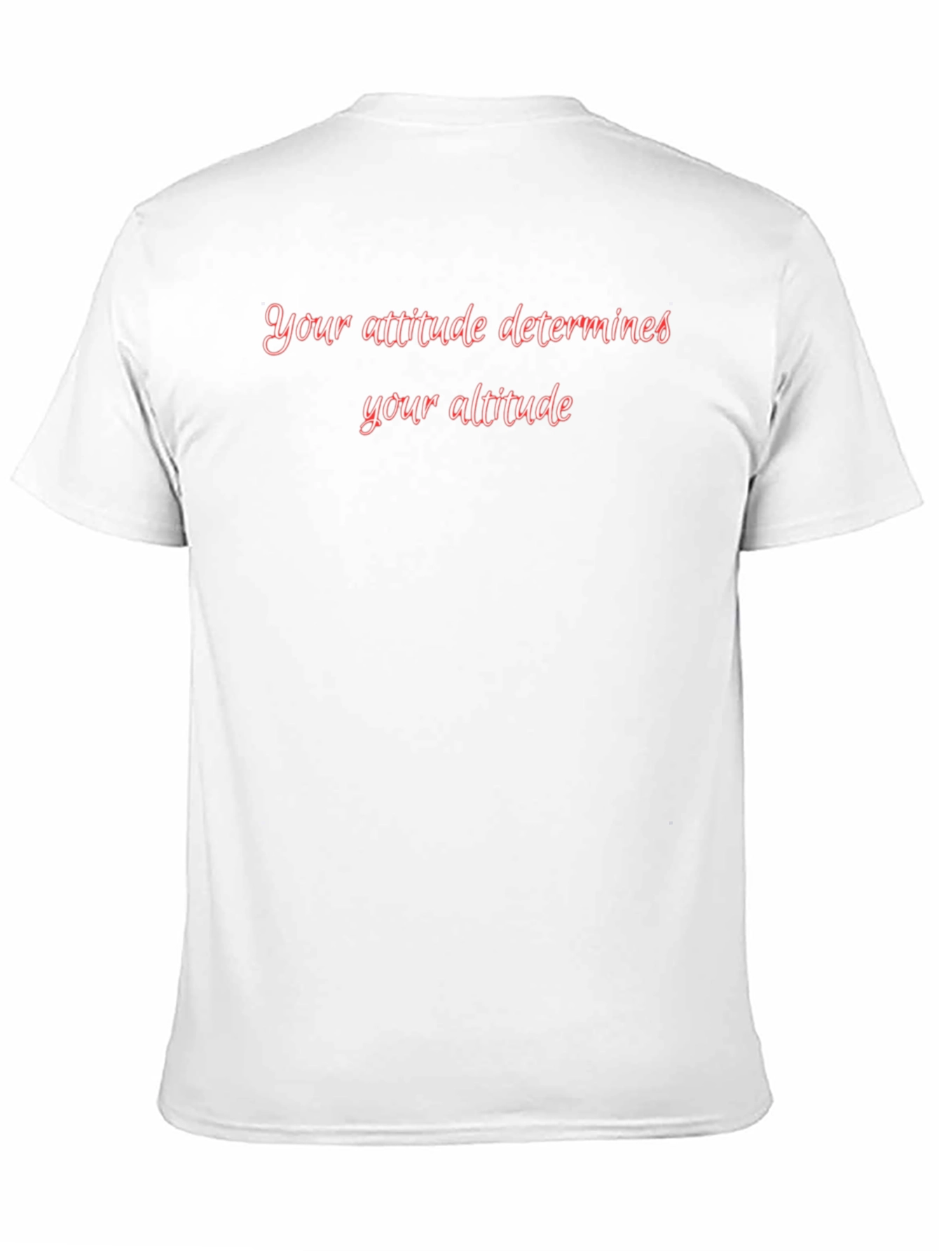 Attitude Determines Altitude Black T-Shirt
