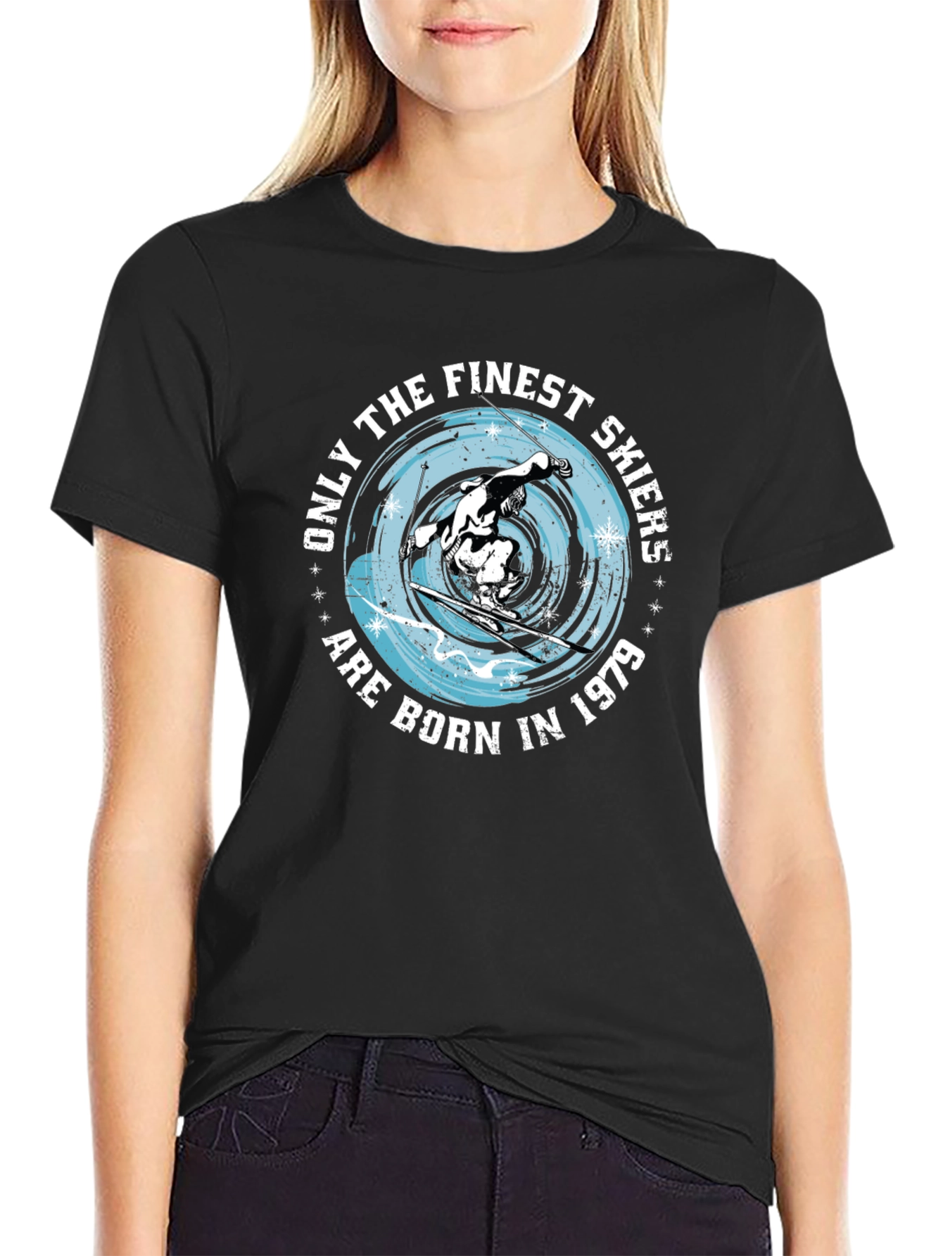 Finest Skiers Born in 1979 Graphic Tee