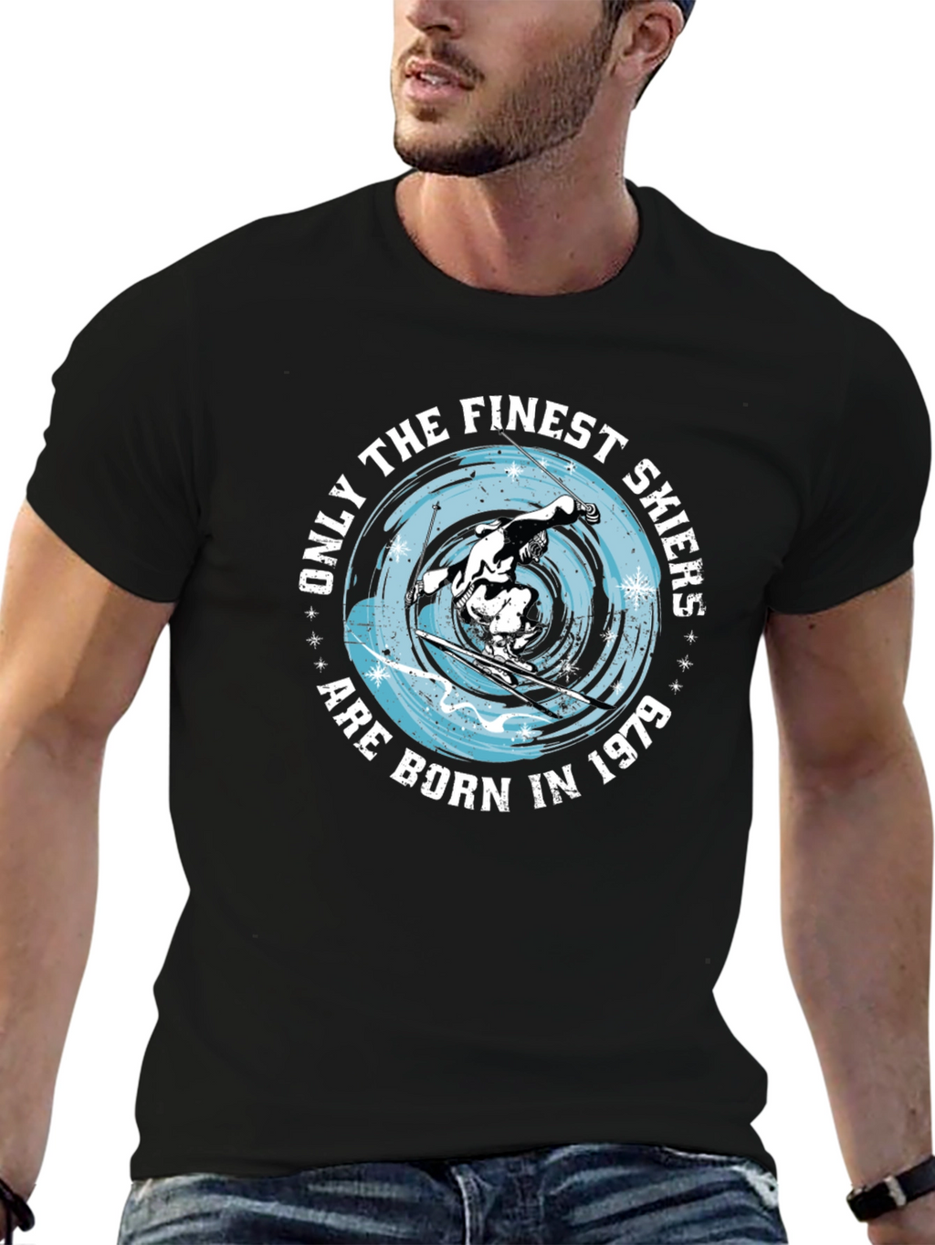 Finest Skiers Born in 1979 Graphic Tee