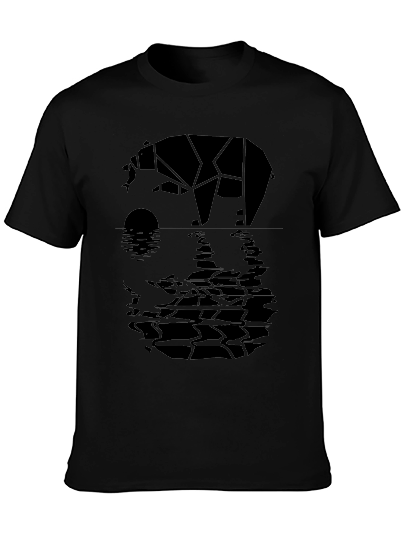 Geometric Bear Graphic Tee