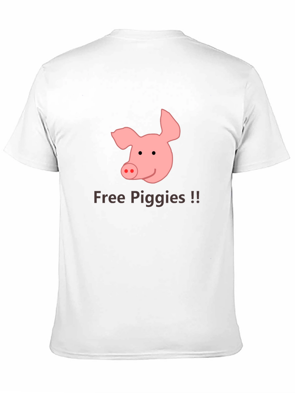 Free Piggies Black T-Shirt