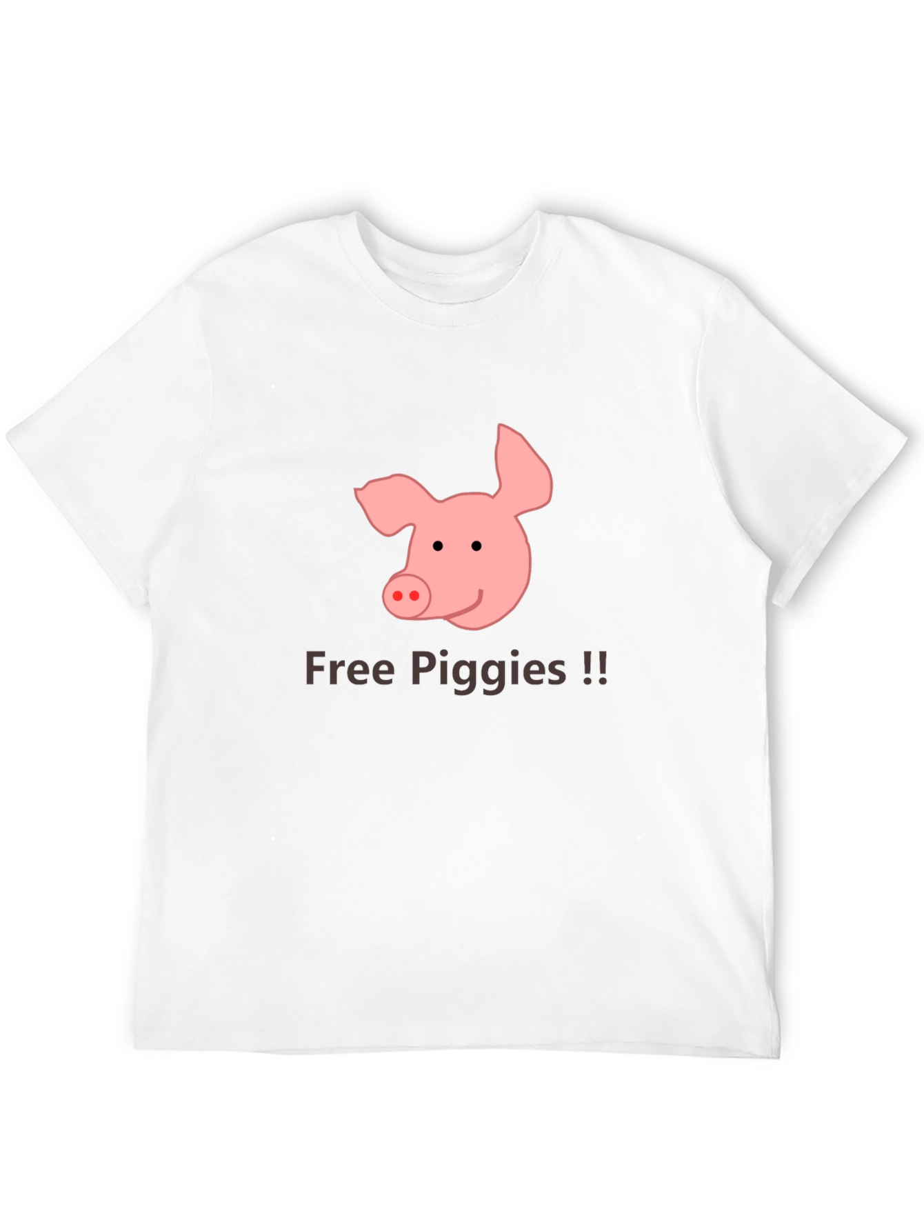 Free Piggies Black T-Shirt