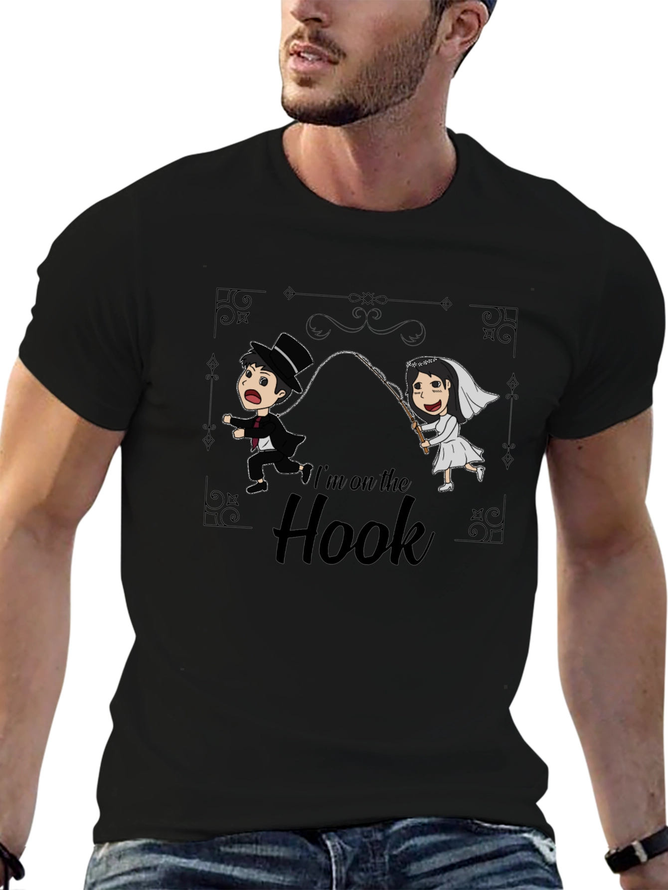 Im On The Hook T-Shirt - Wedding Humor