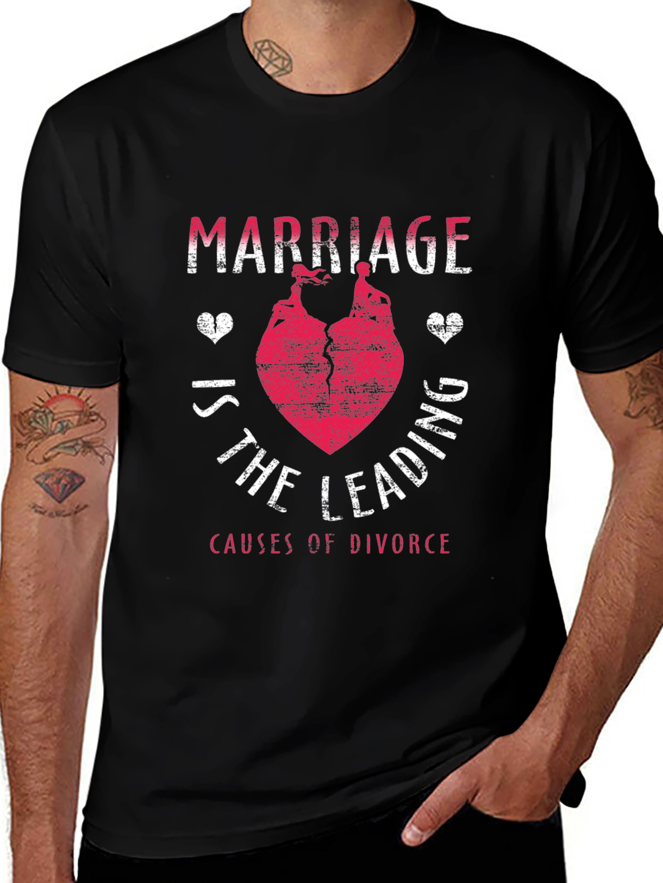 Marriage Leading Cause of Divorce Funny T-Shirt