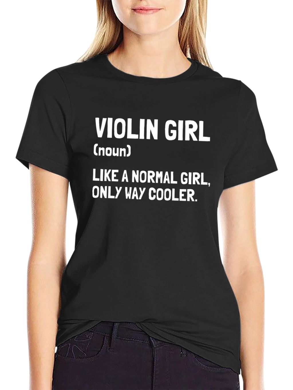 Violin Girl Definition T-Shirt