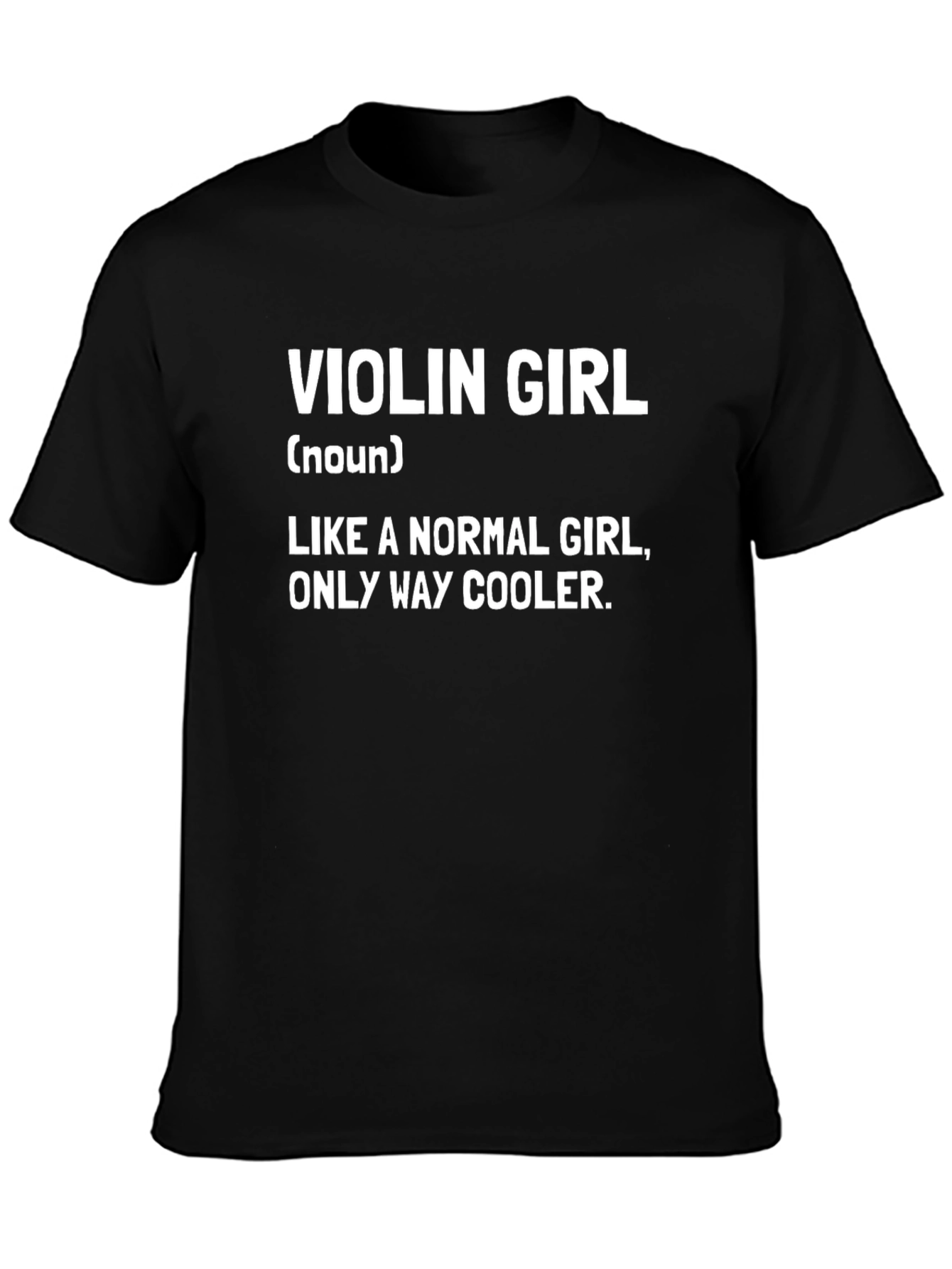 Violin Girl Definition T-Shirt