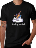 Snowboard Stunts T-Shirt - Unique Graphic Tee