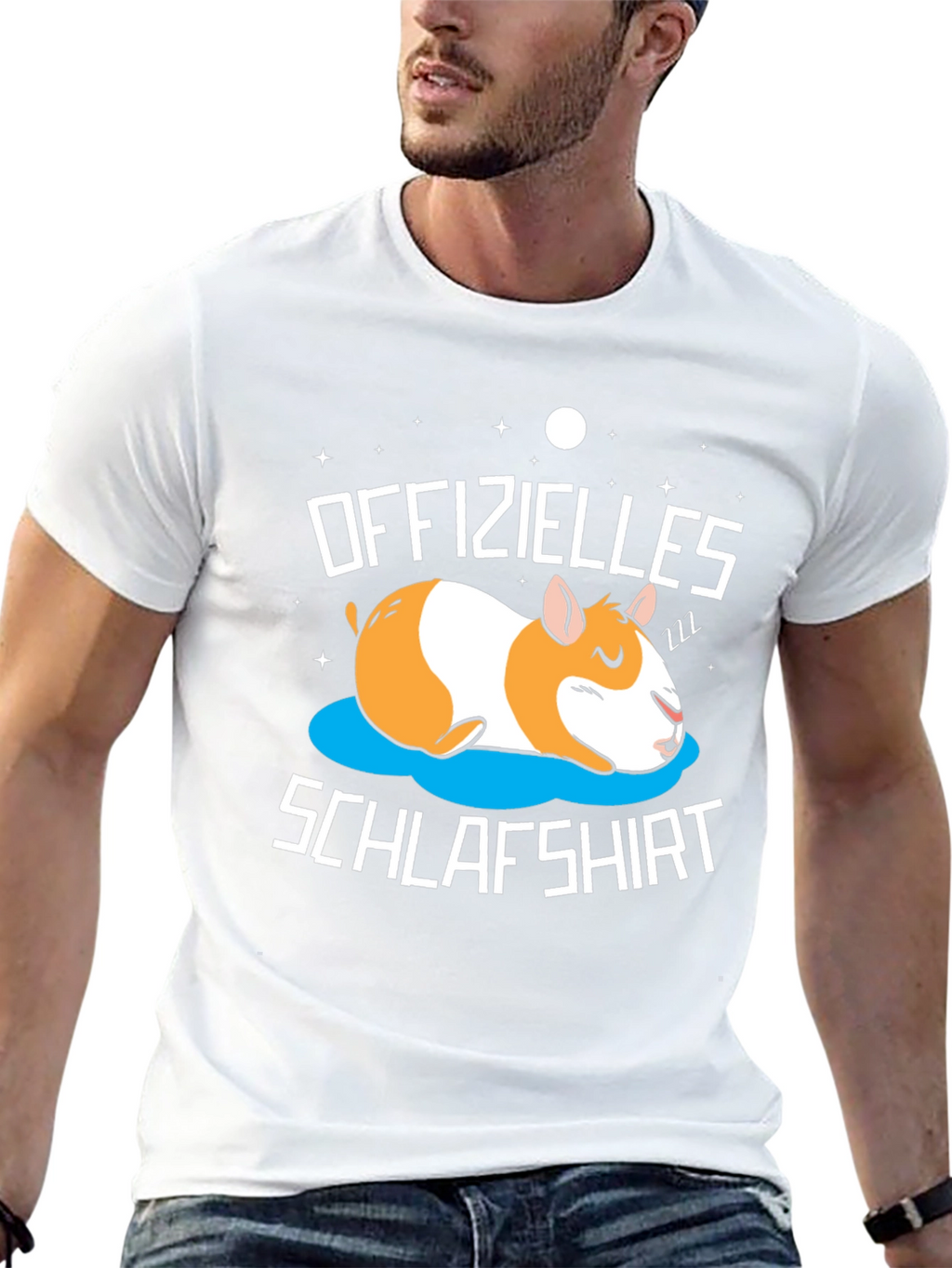 Official Sleeping Shirt Hamster Graphic Tee