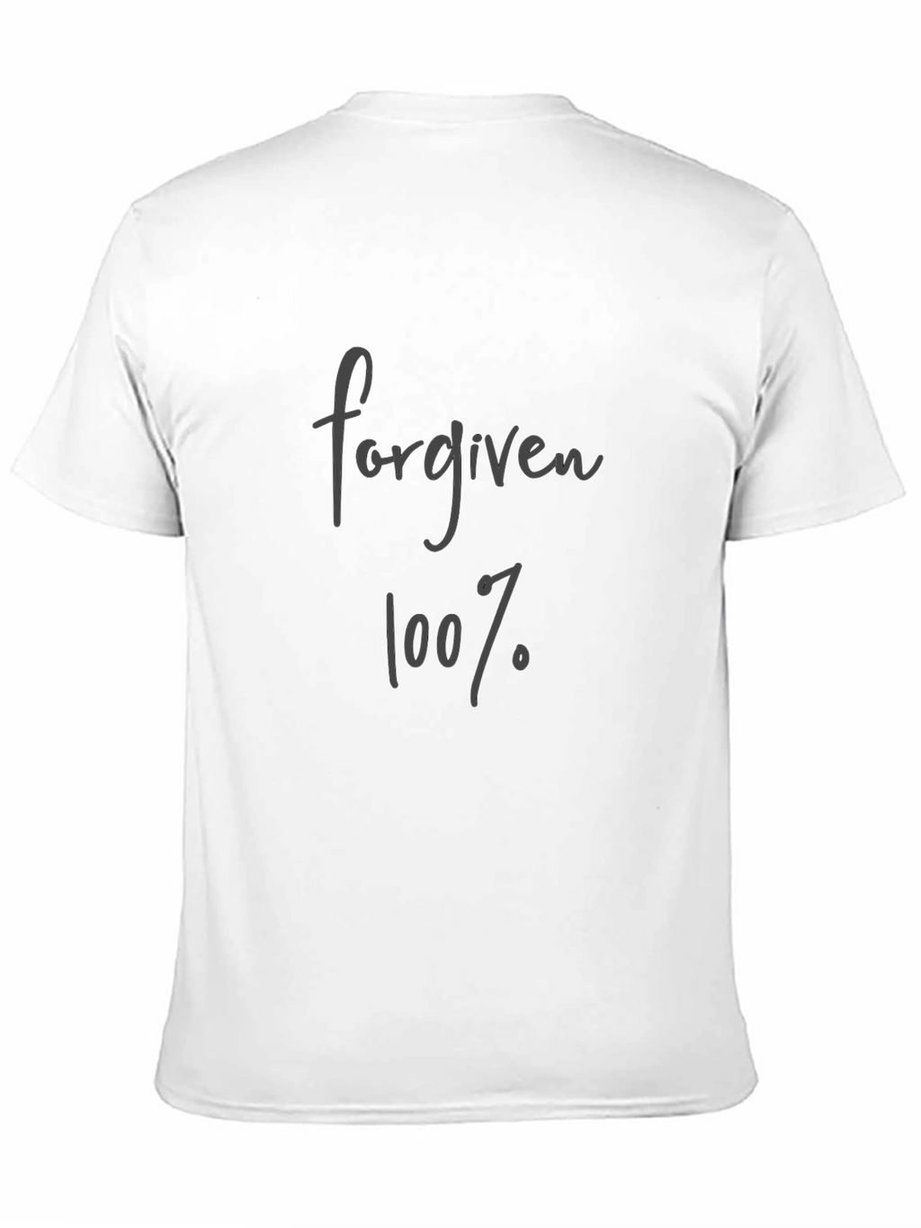 Forgiven 100% Black T-Shirt