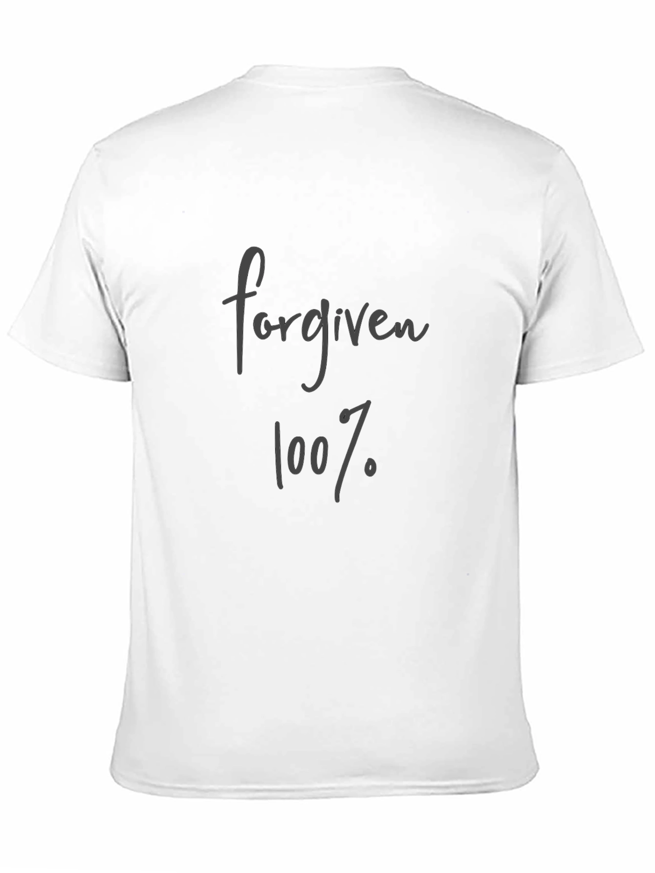 Forgiven 100% Black T-Shirt