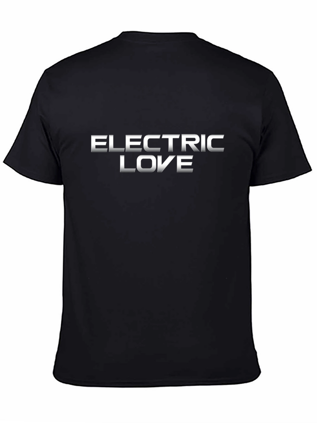 Electric Love T-Shirt - Black Short Sleeve Tee