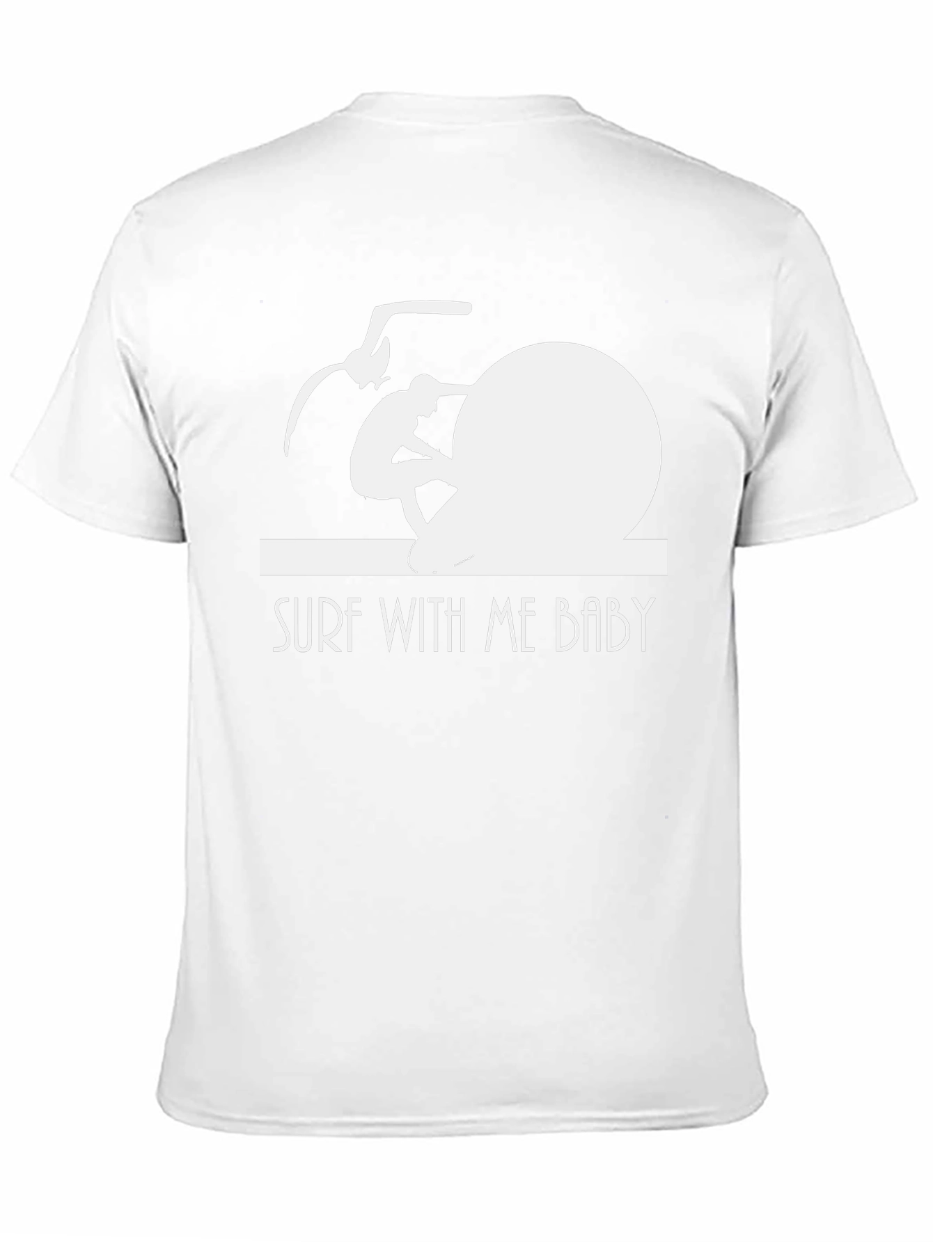 Surf With Me Baby T-Shirt - Black