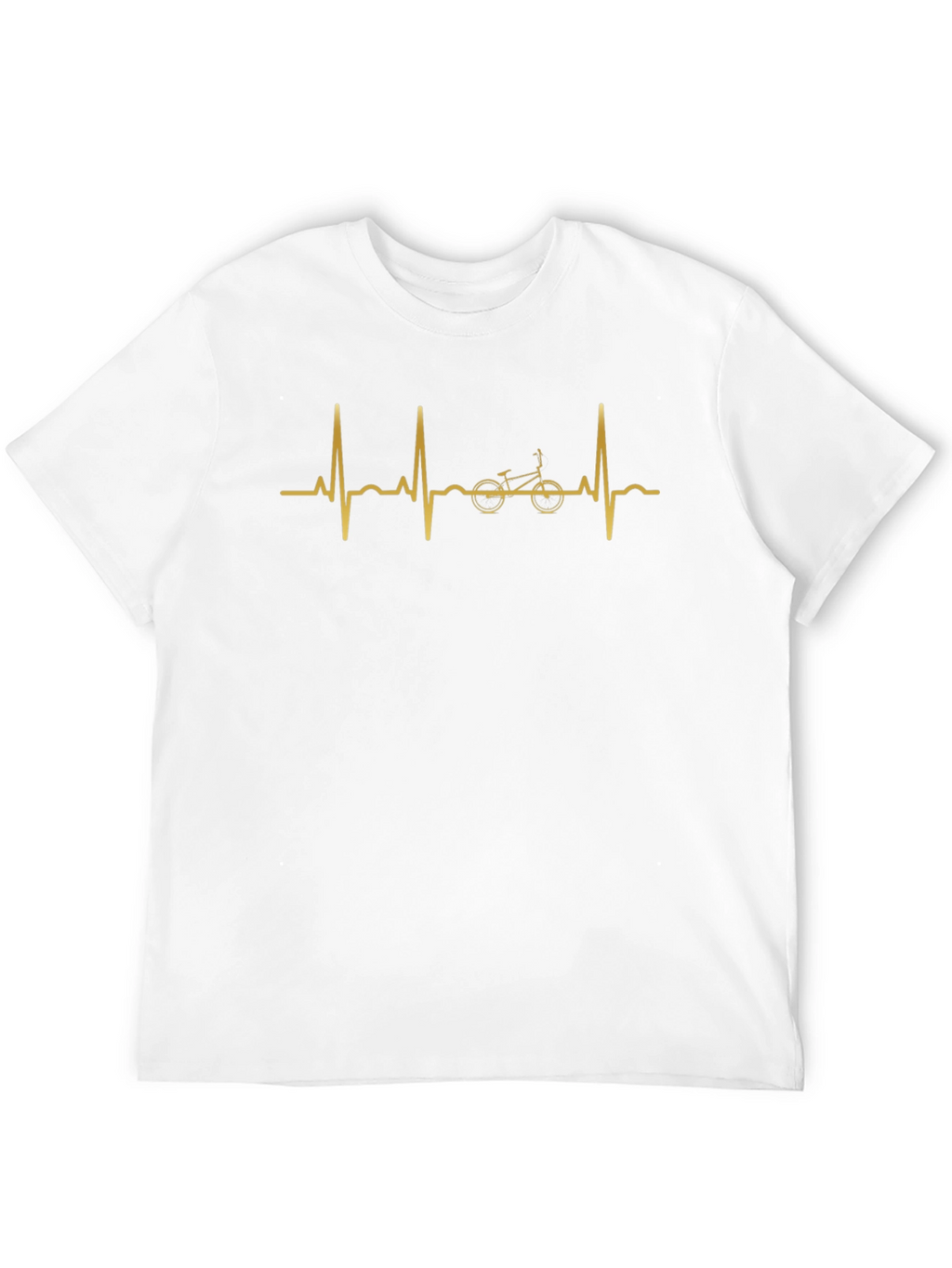 Bike Heartbeat T-Shirt - Cyclist Passion