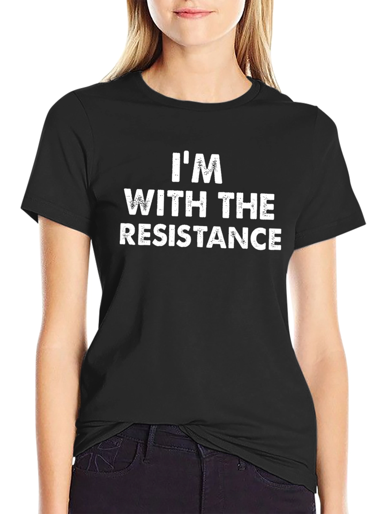 Im With The Resistance Black T-Shirt