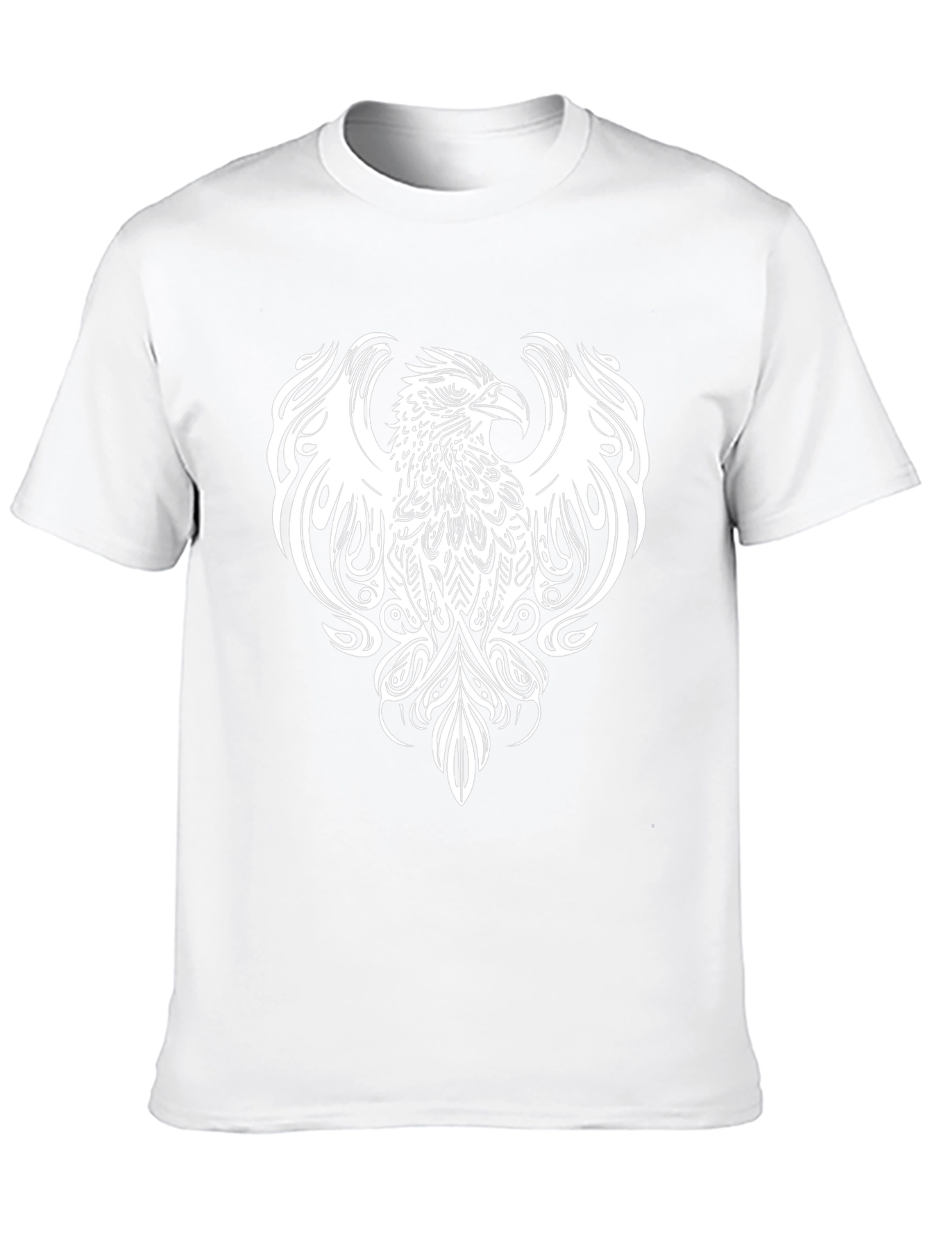 Phoenix Graphic Tee - Stylish Black Cotton Blend Shirt