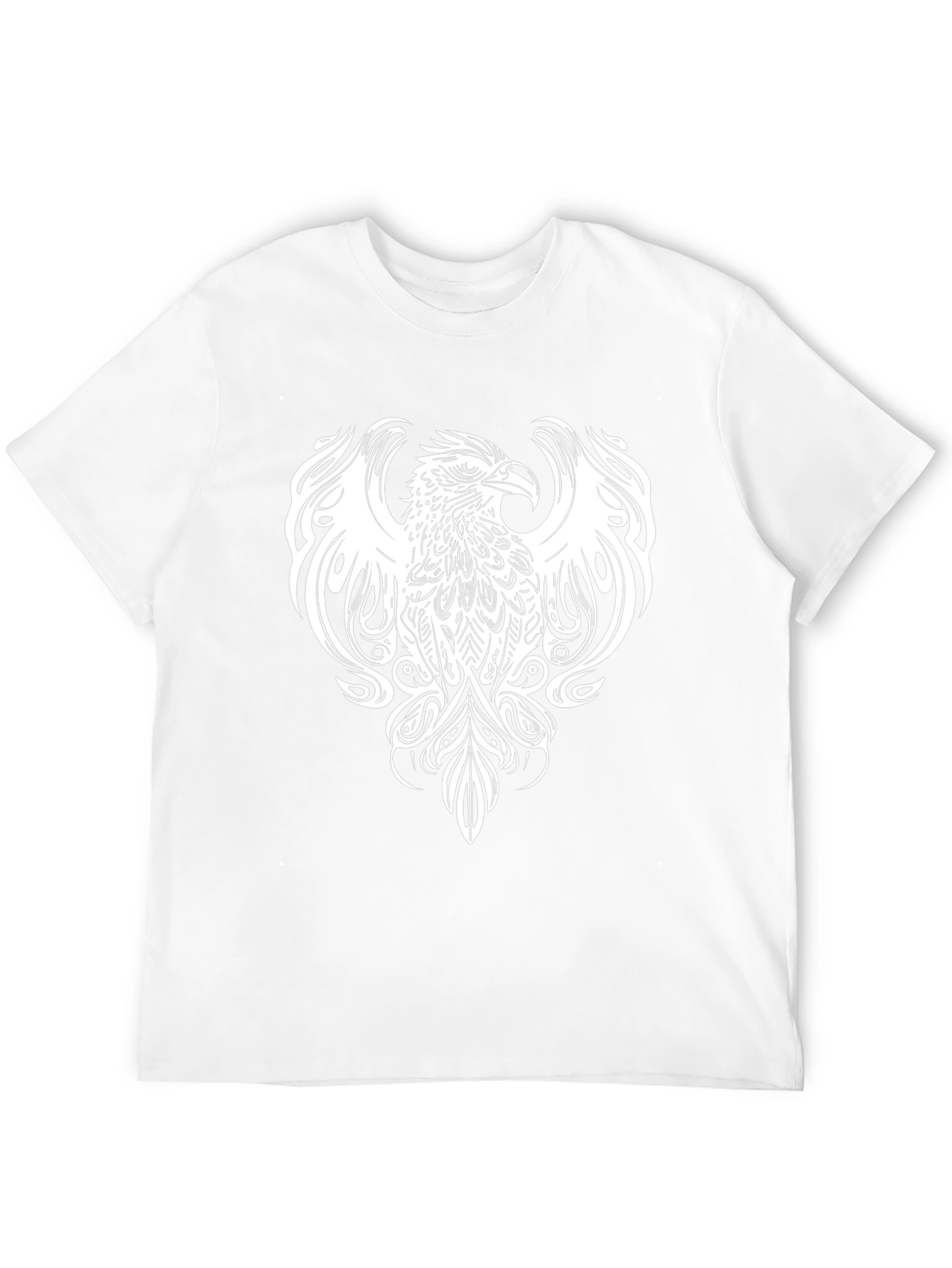 Phoenix Graphic Tee - Stylish Black Cotton Blend Shirt
