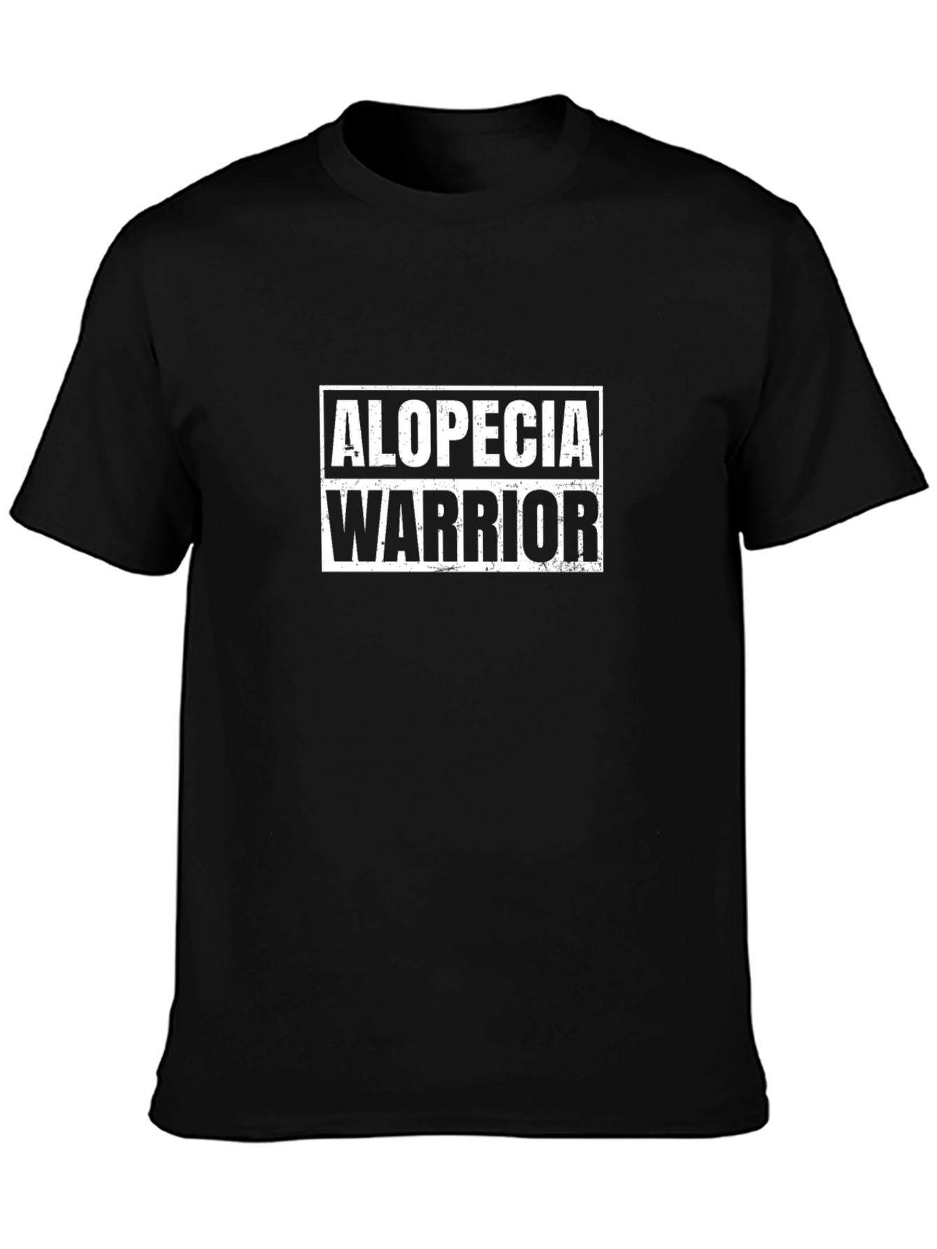 Alopecia Warrior Graphic Tee - Black