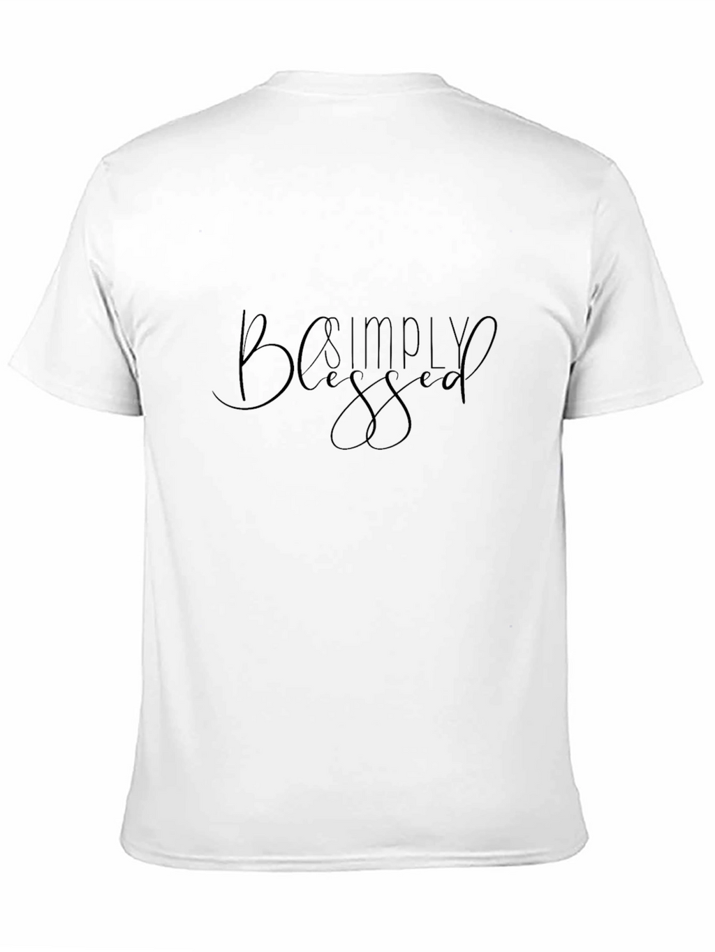 Be Simply Blessed Black T-Shirt
