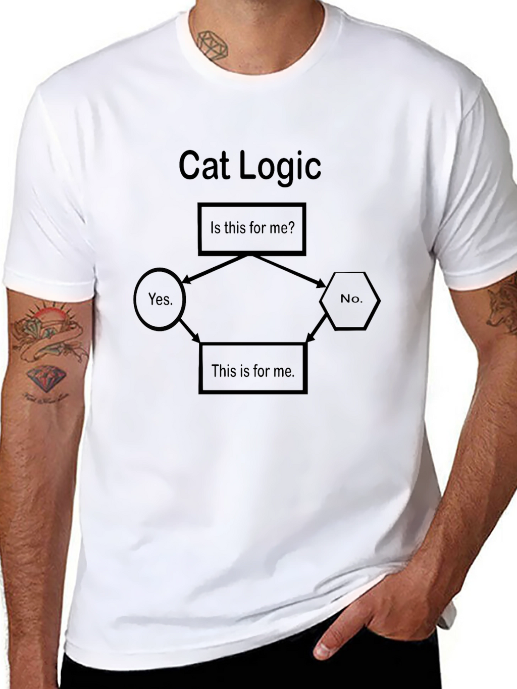 Cat Logic T-Shirt - Funny Cat Lover Tee