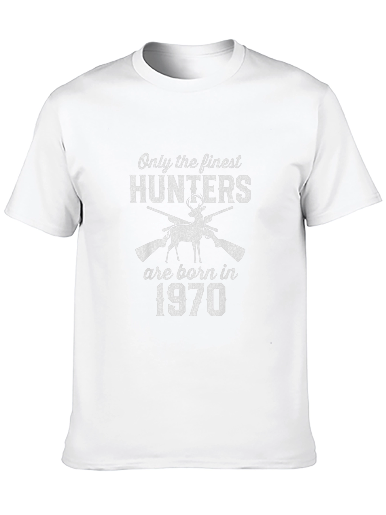 Hunters Born in 1970 Black T-Shirt