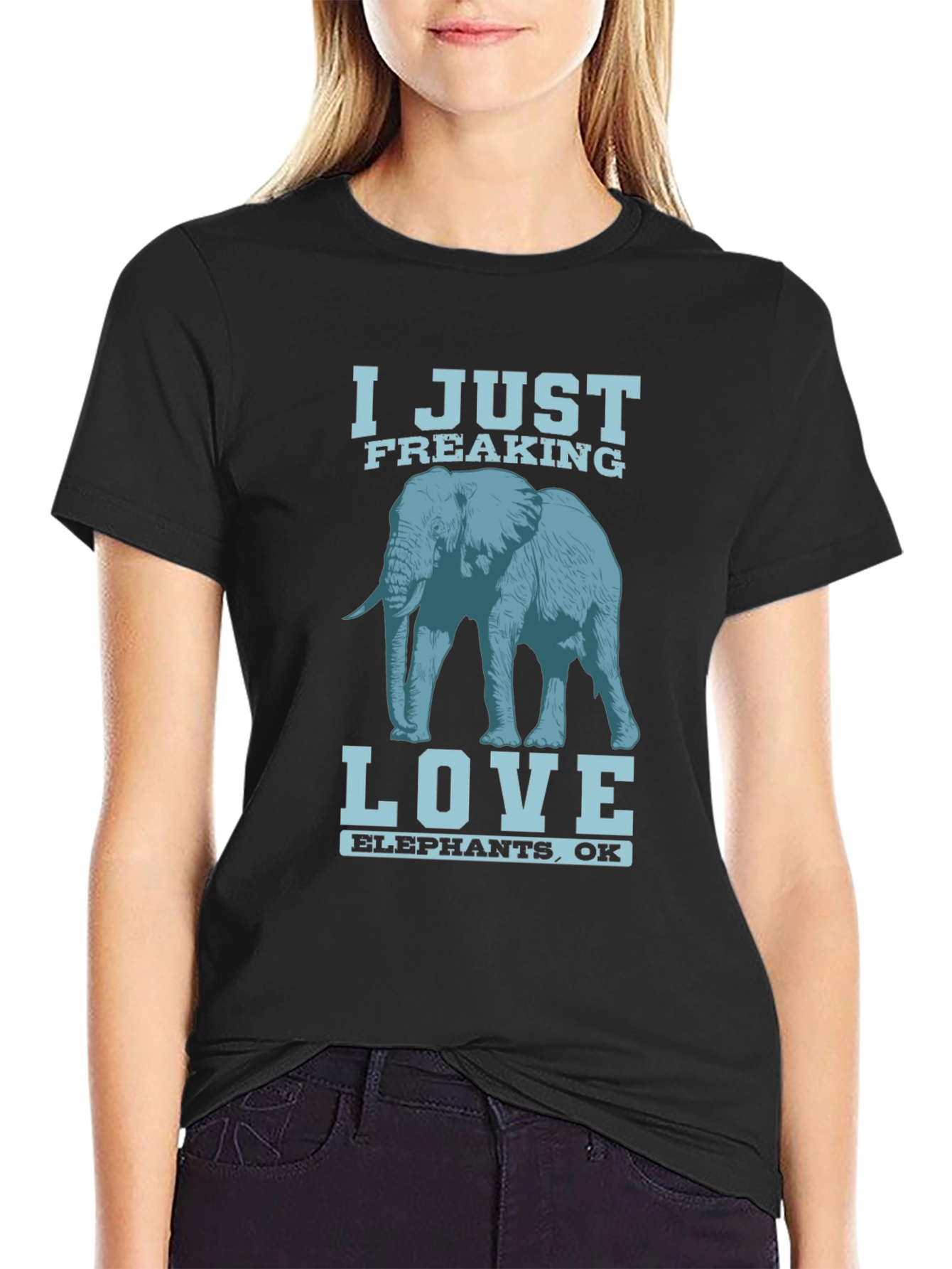 I Just Freaking Love Elephants T-Shirt