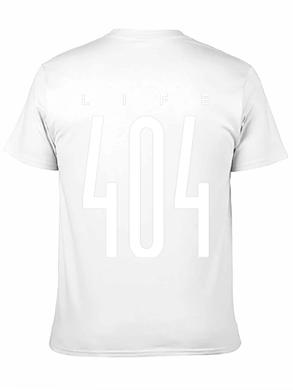Life 404 Error T-Shirt - Black Graphic Tee