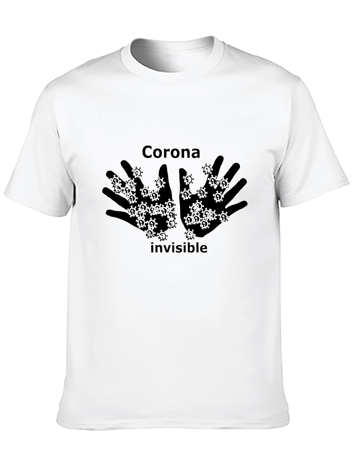 Corona Invisible Black T-Shirt