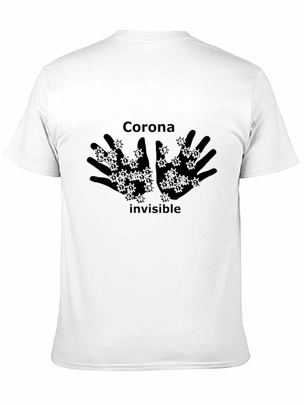 Corona Invisible Black T-Shirt
