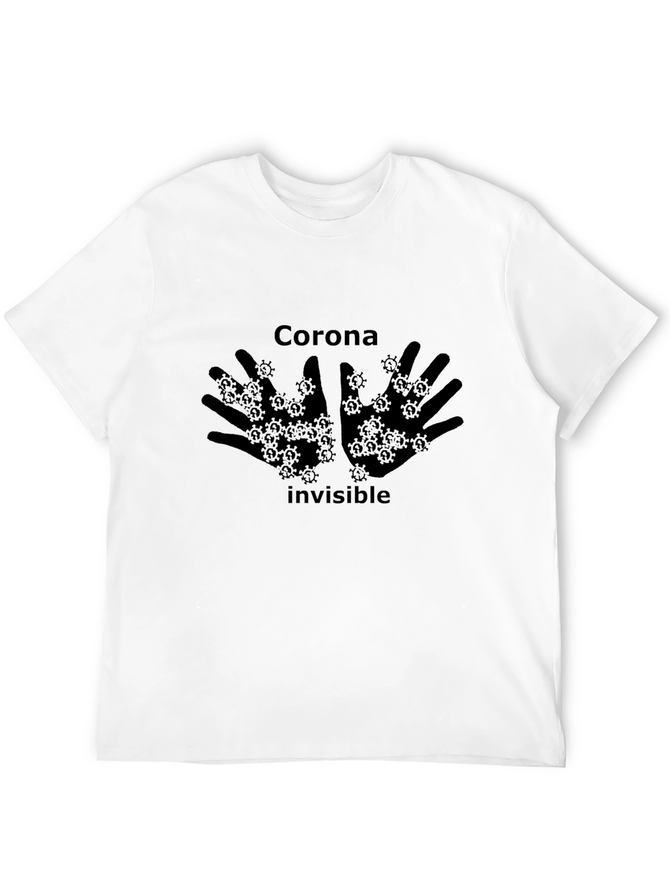 Corona Invisible Black T-Shirt