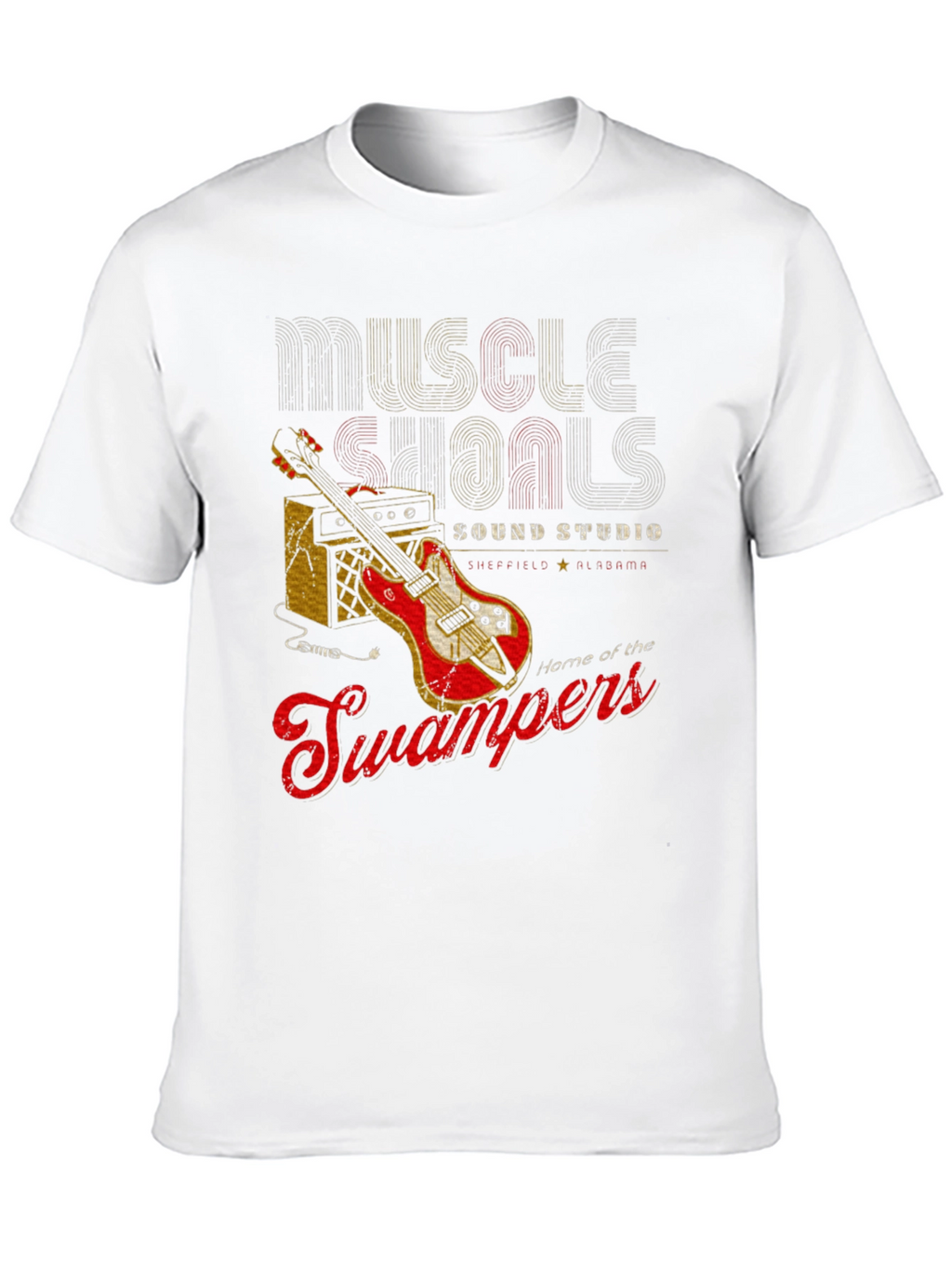 Muscle Shoals Sound Studio Guitar Graphic T-Shirt