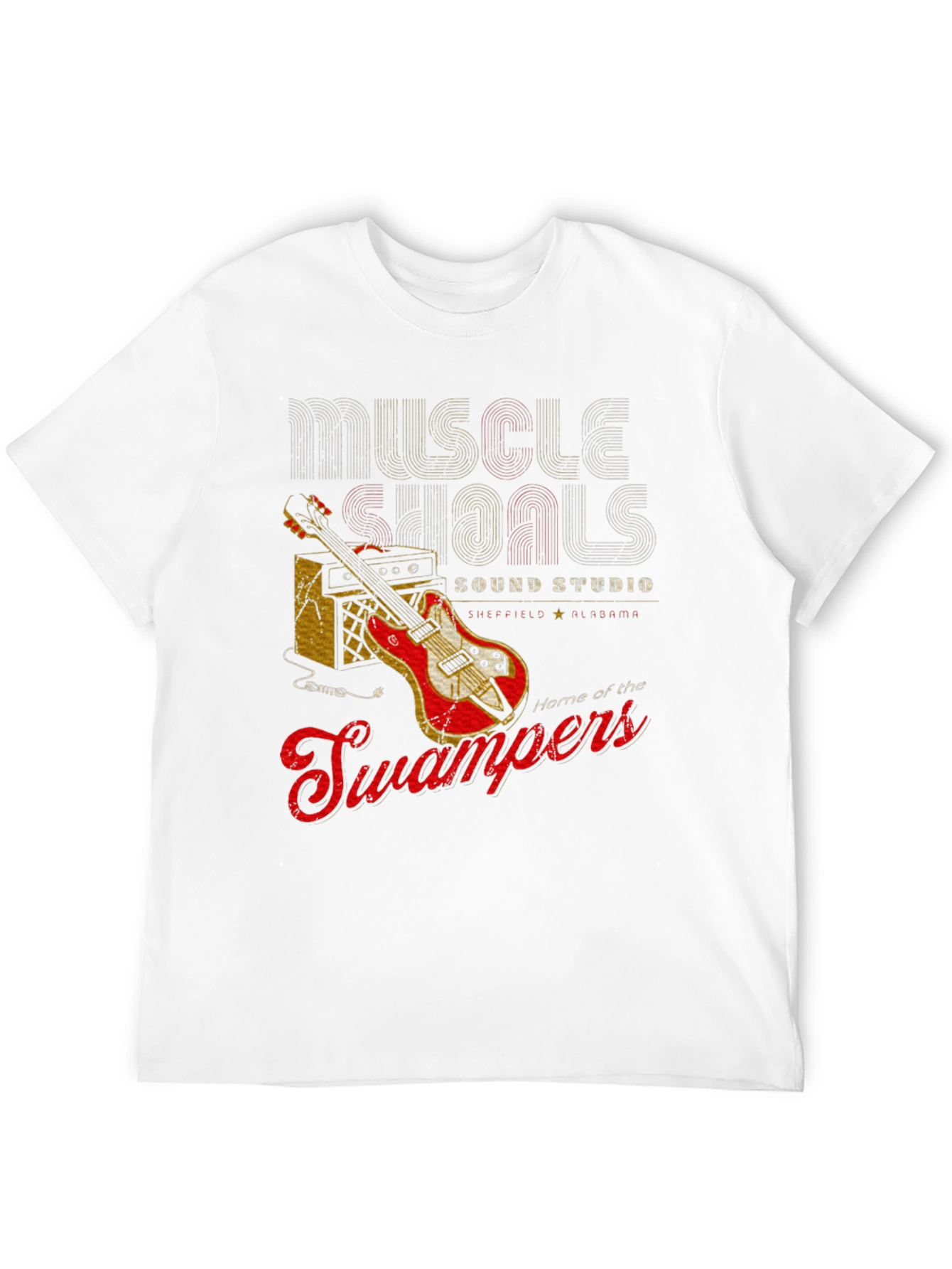 Muscle Shoals Sound Studio Guitar Graphic T-Shirt