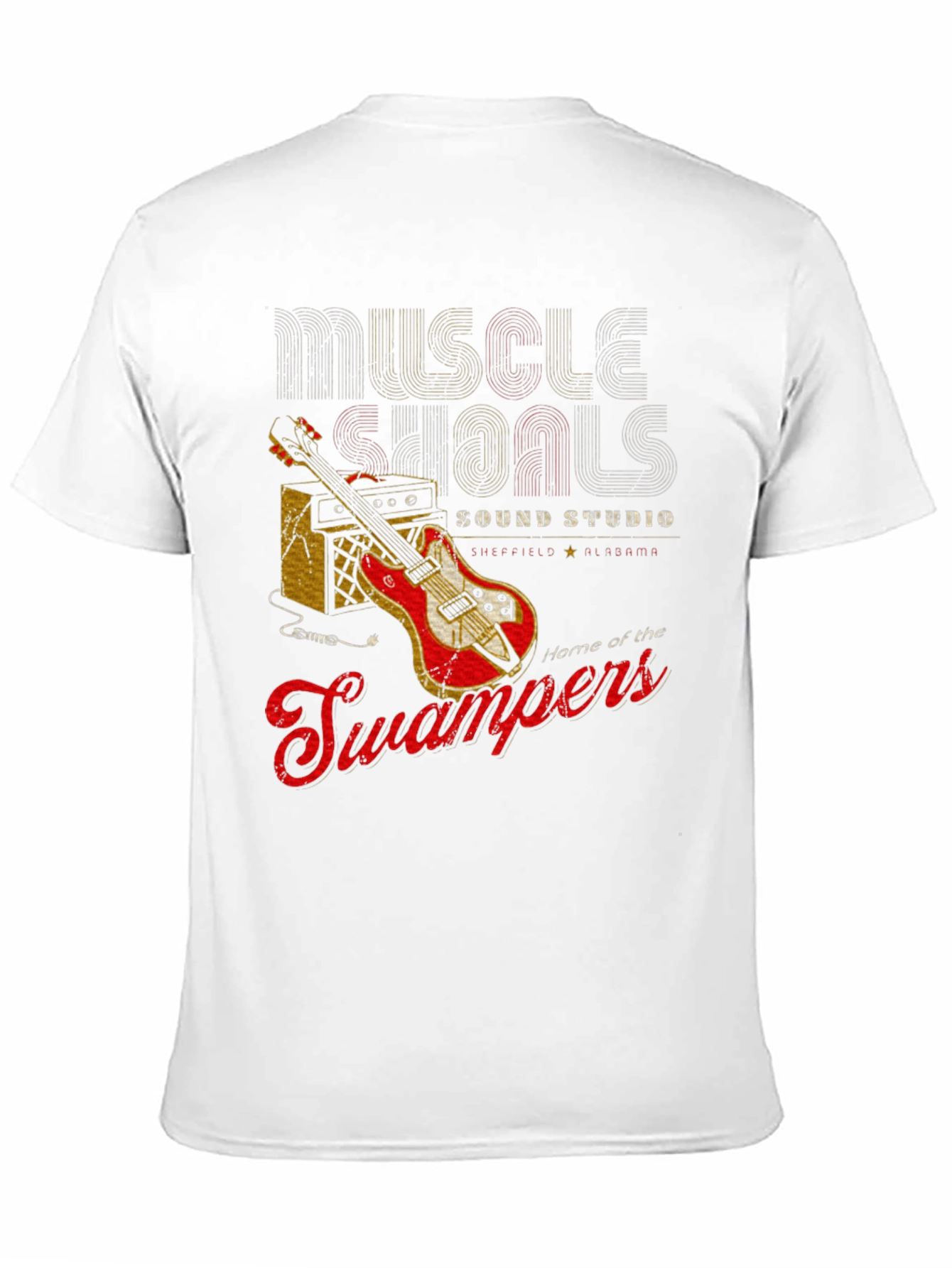 Muscle Shoals Sound Studio Guitar Graphic T-Shirt