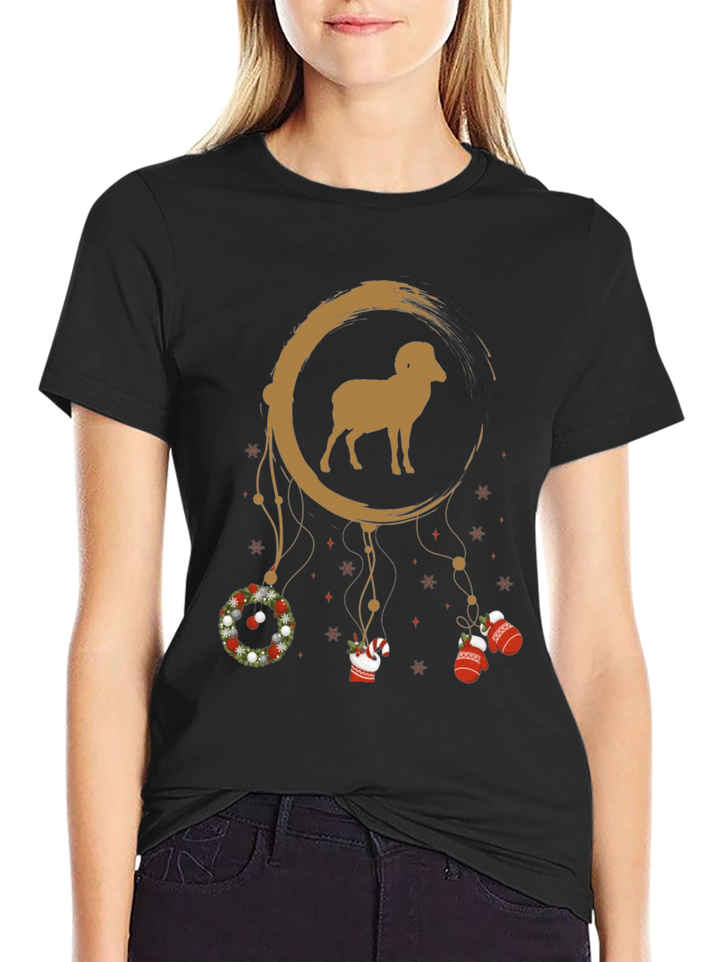 Holiday Ram Dreamcatcher T-Shirt