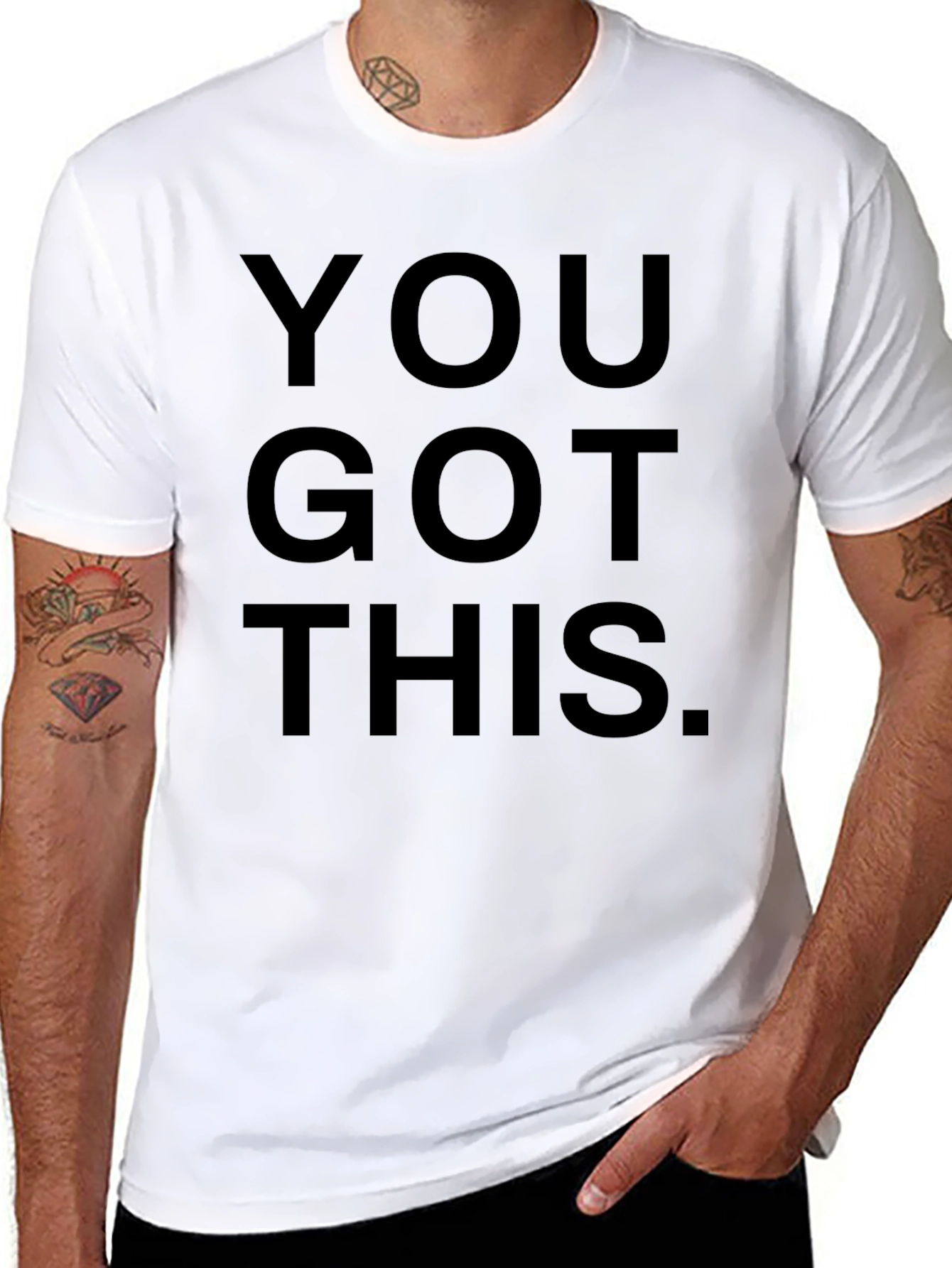 Motivational You Got This Black T-Shirt