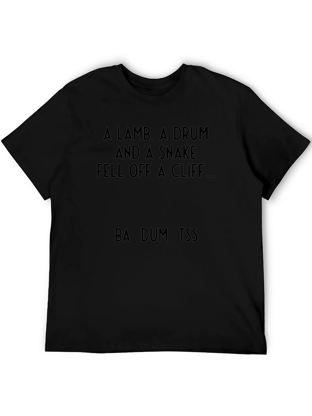 Punny T-Shirt: A Lamb A Drum and A Snake
