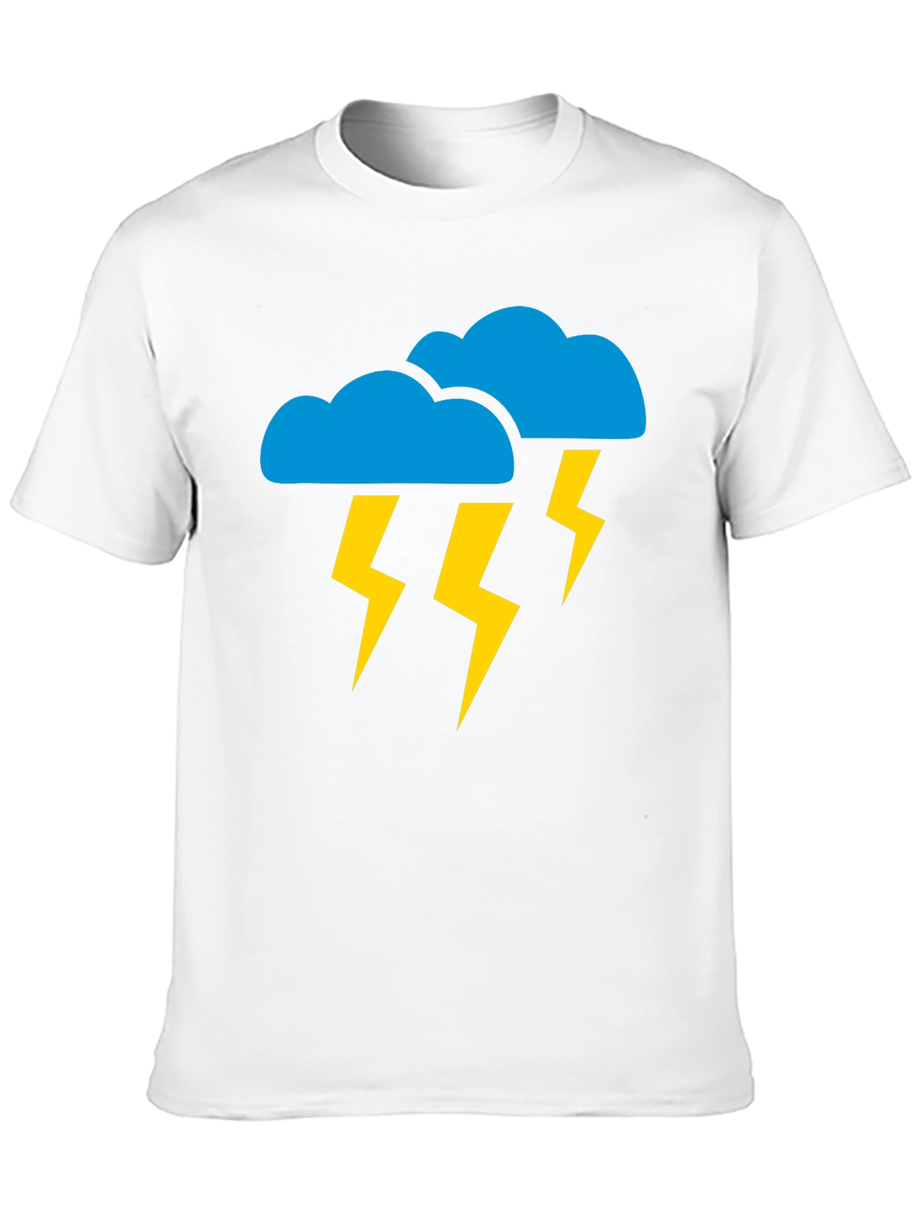 Stormy Weather Graphic Tee - Black Cotton T-Shirt