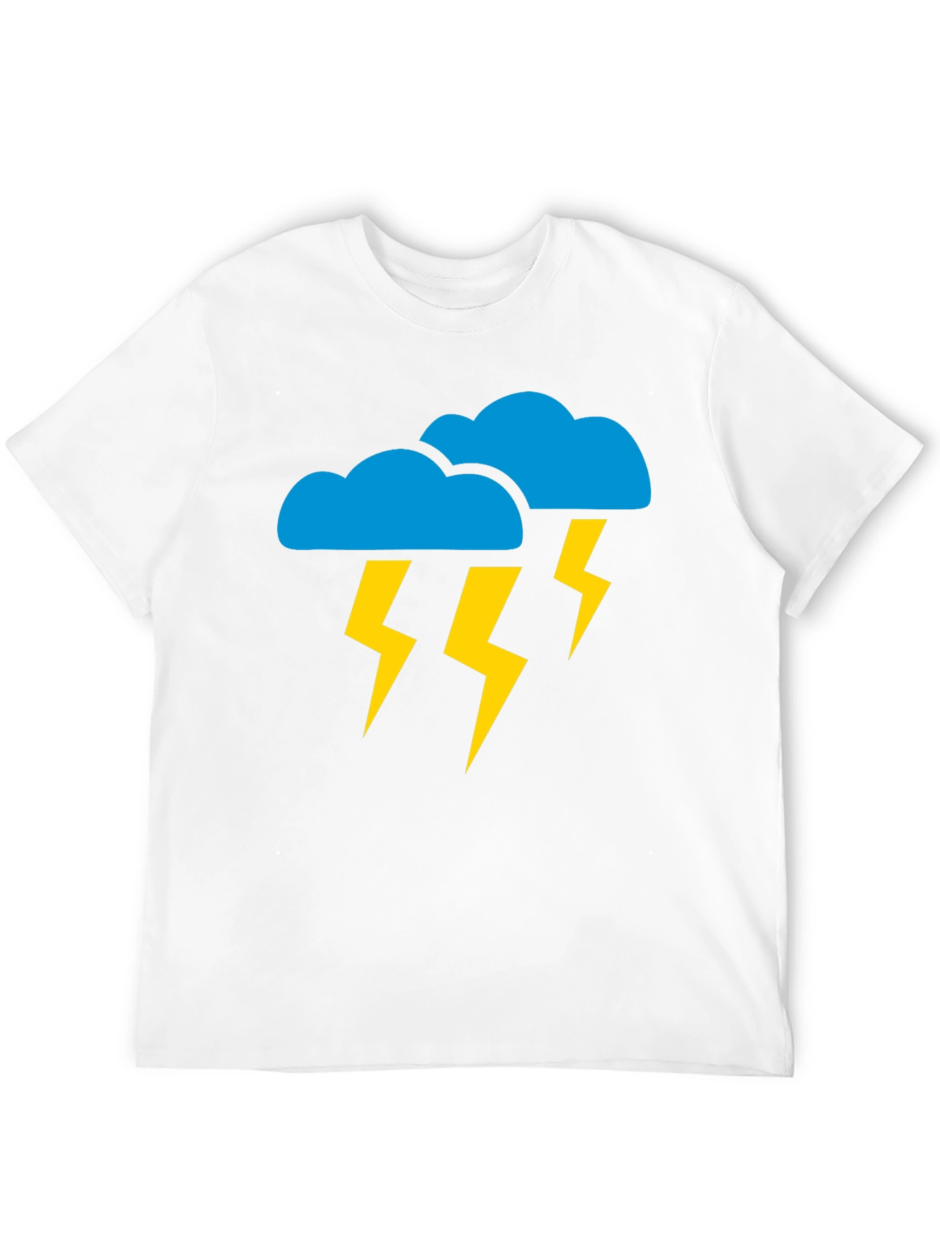 Stormy Weather Graphic Tee - Black Cotton T-Shirt