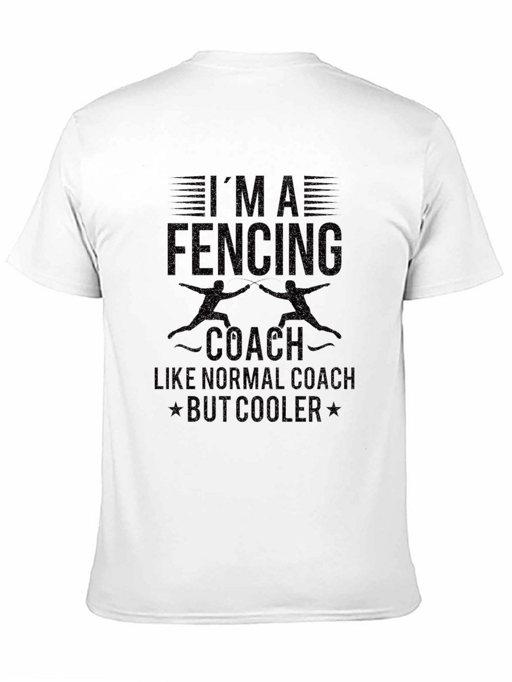 Fencing Coach T-Shirt - Cool & Unique Design