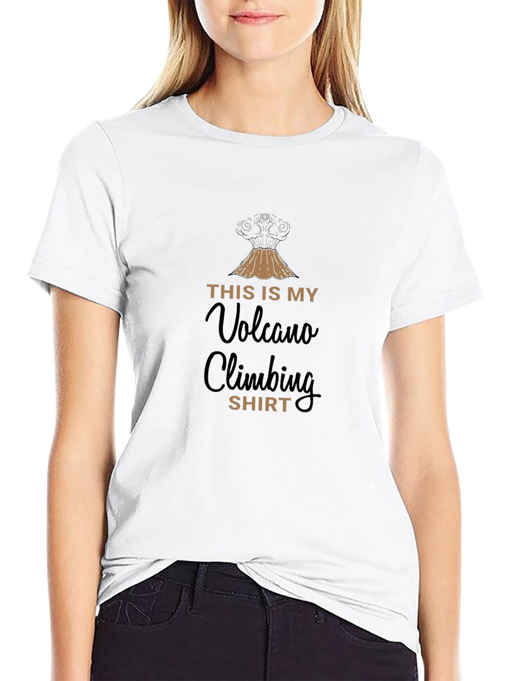 Volcano Climbing Shirt - Funny Graphic Tee