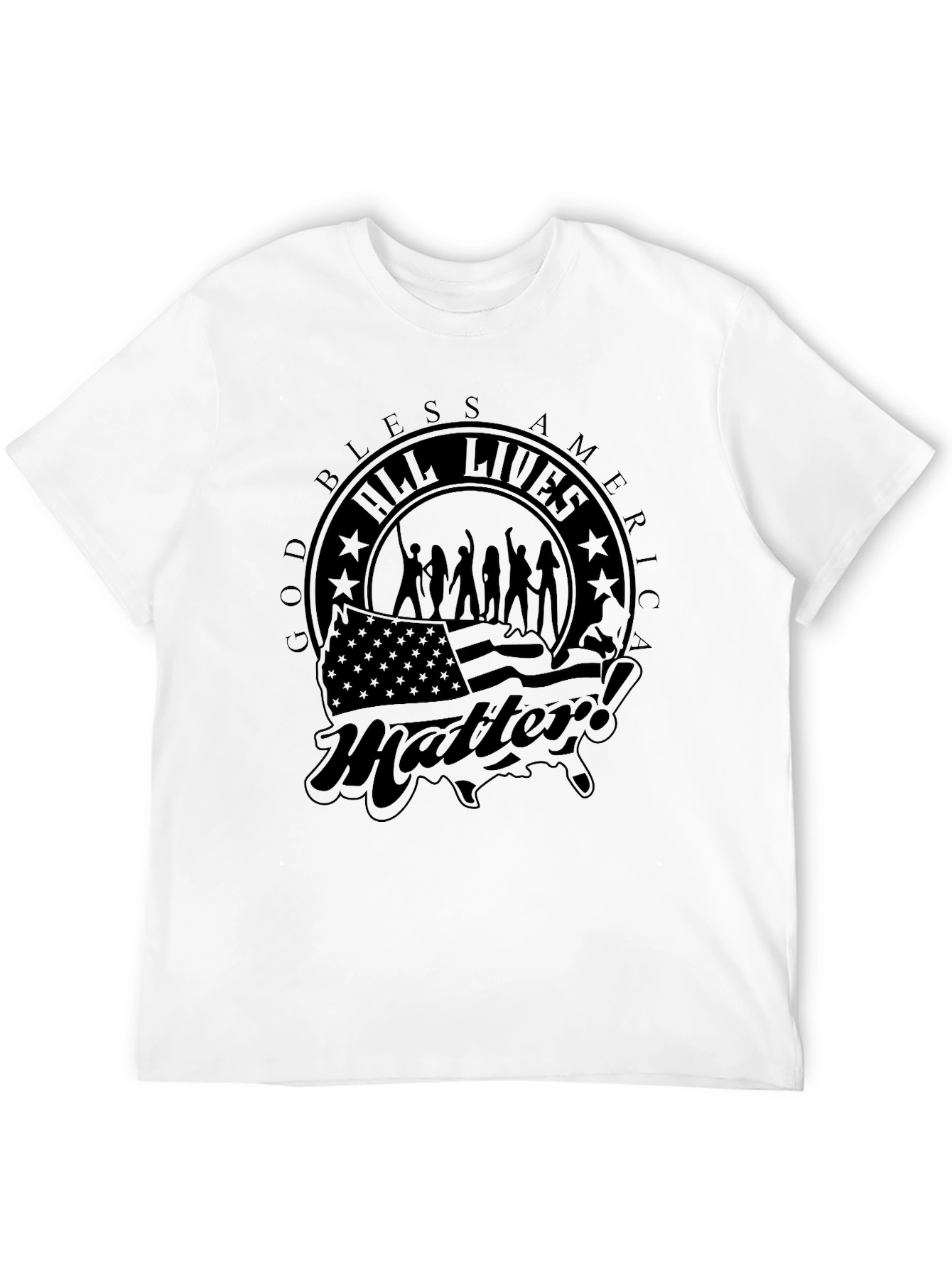 God Bless America All Lives Matter T-Shirt