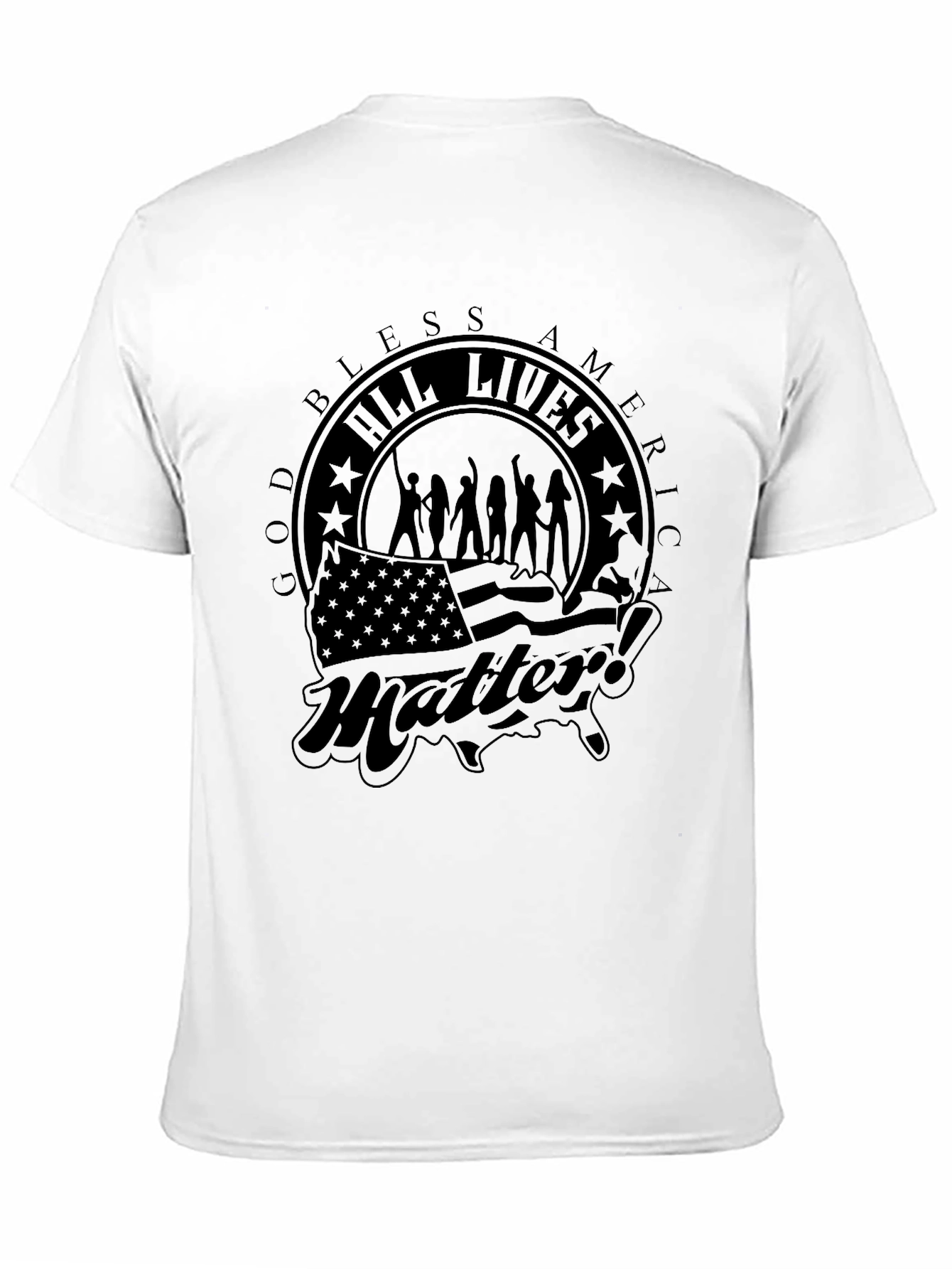 God Bless America All Lives Matter T-Shirt