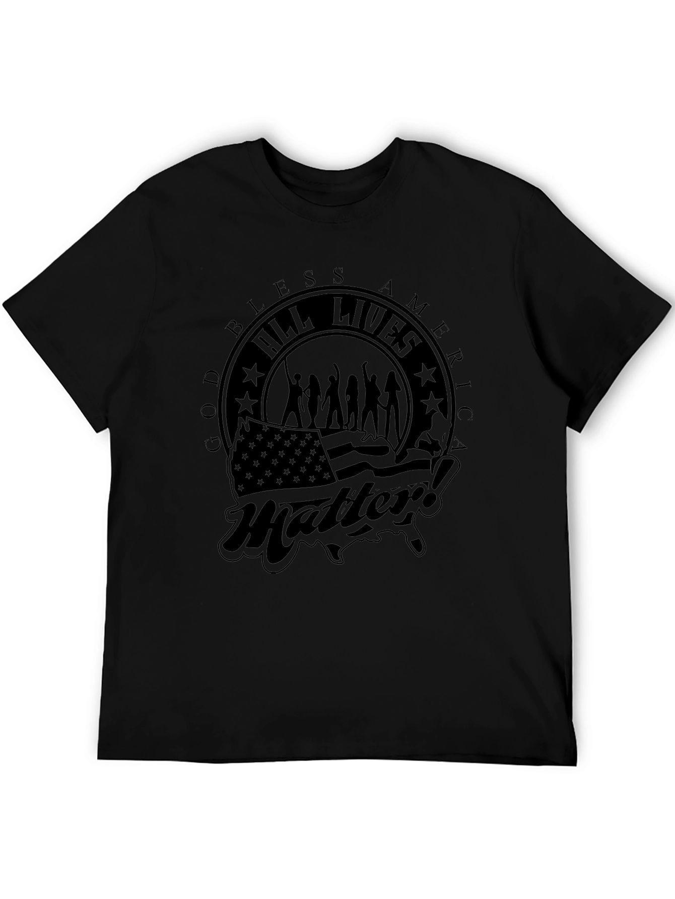 God Bless America All Lives Matter T-Shirt