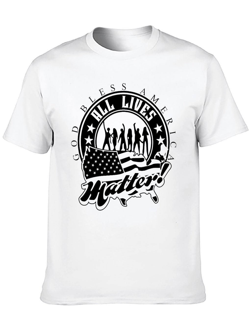 God Bless America All Lives Matter T-Shirt